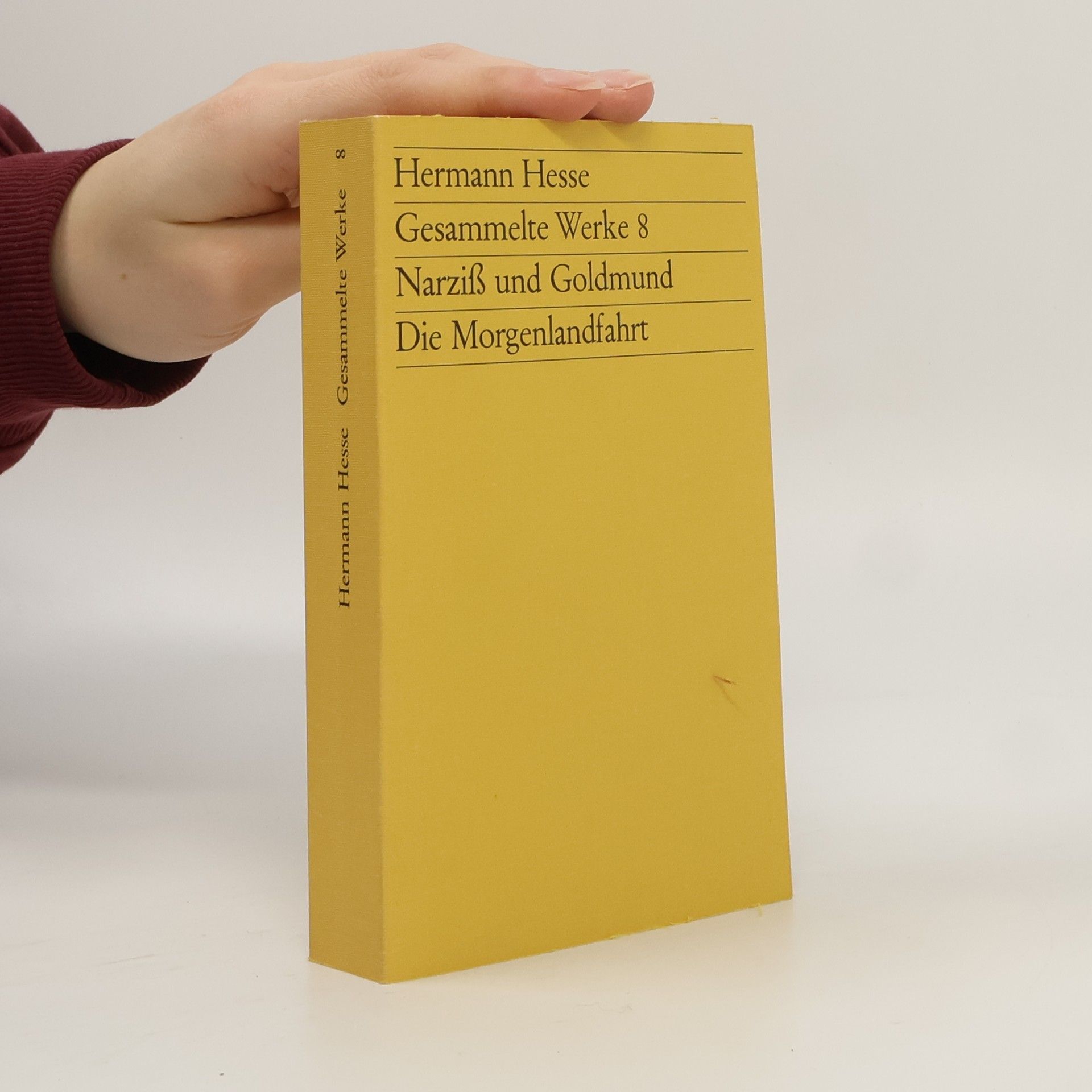 Hermann Hesse Gesammelte Werke 8. Narziß und Goldmund. Die Morgenlandfahrt
