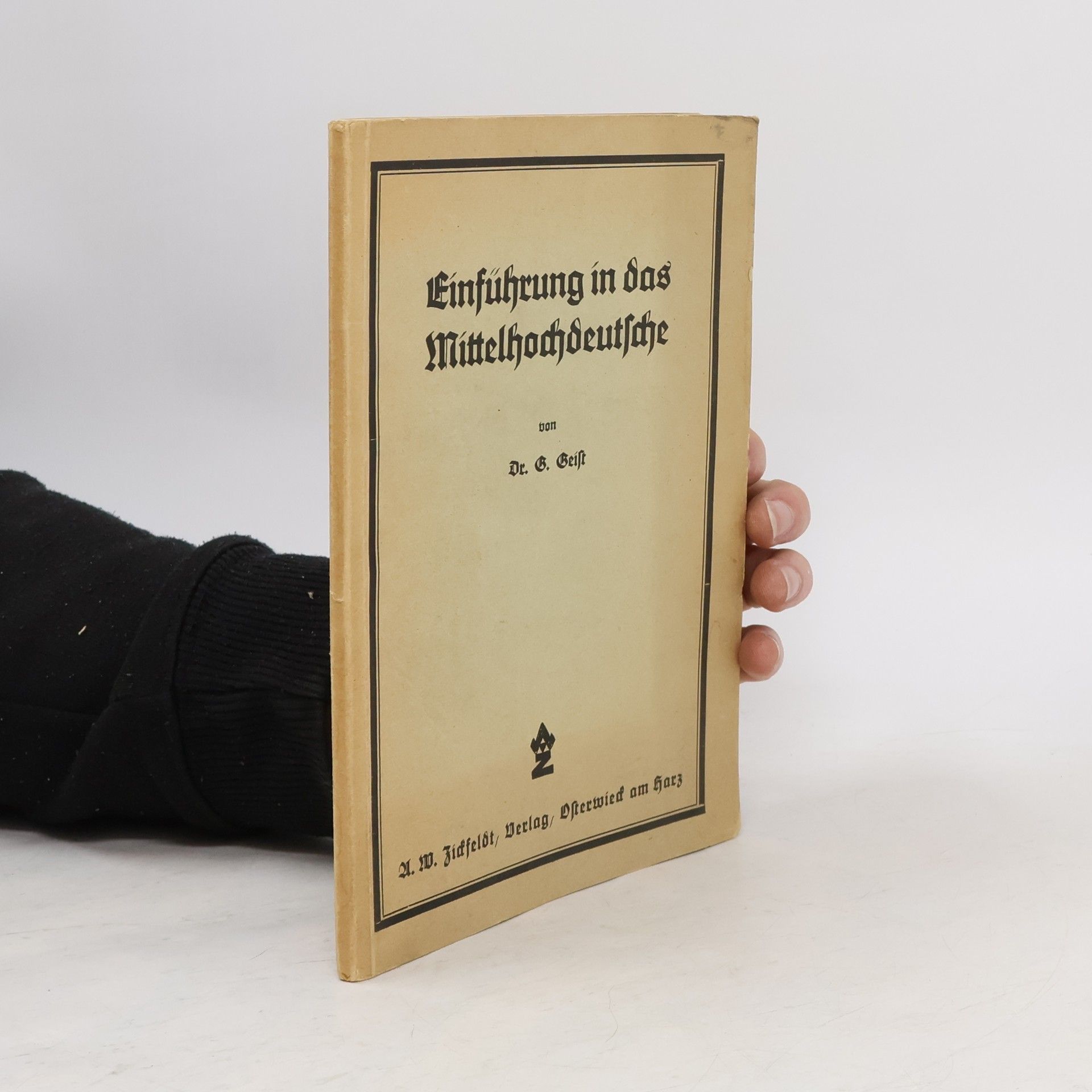 G. Geist Einfuhrung in das Mittelhochdeutsche