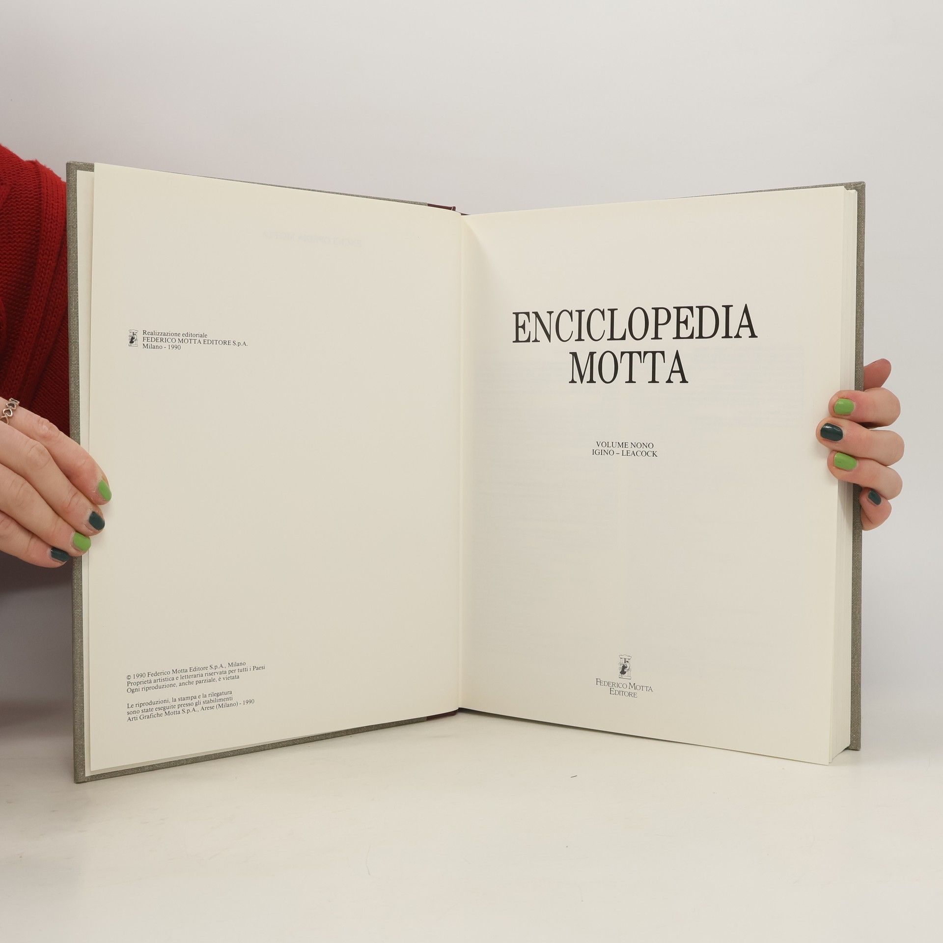 Autorenkollektiv Enciclopedia Motta IX.