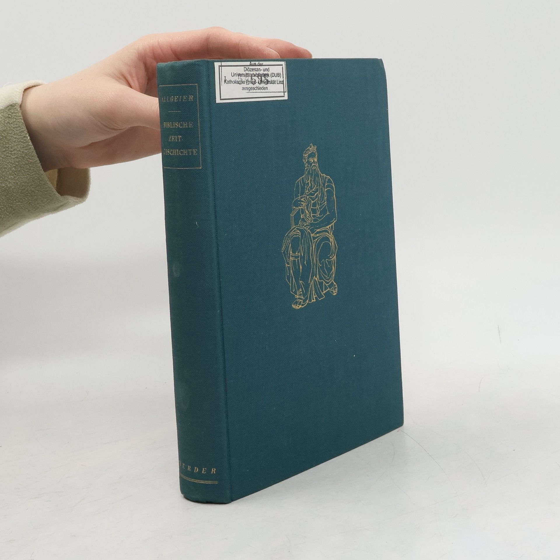 Arthur Allgeier Biblische zeitgeschichte