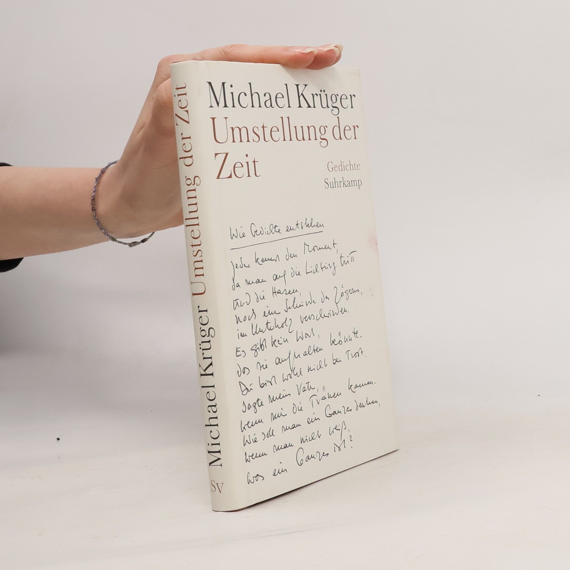 Michael Krüger Umstellung der Zeit