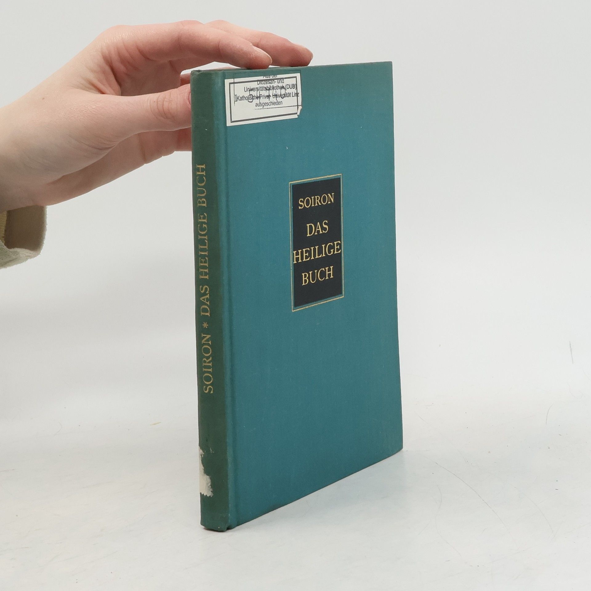 Stefan Soiron Das heilige buch