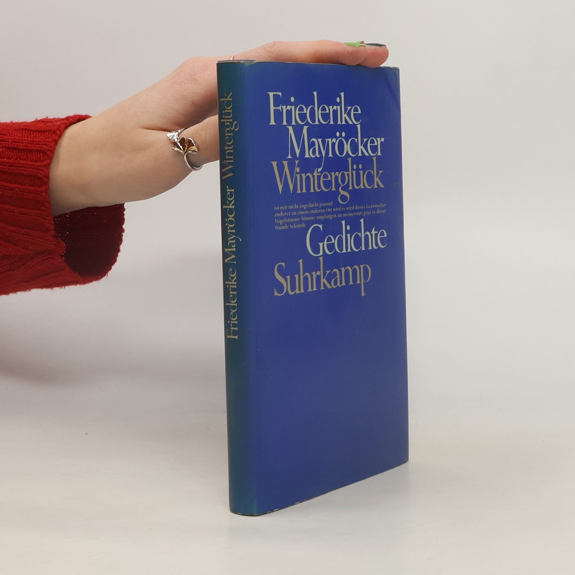 Friederike Mayröcker Winterglück