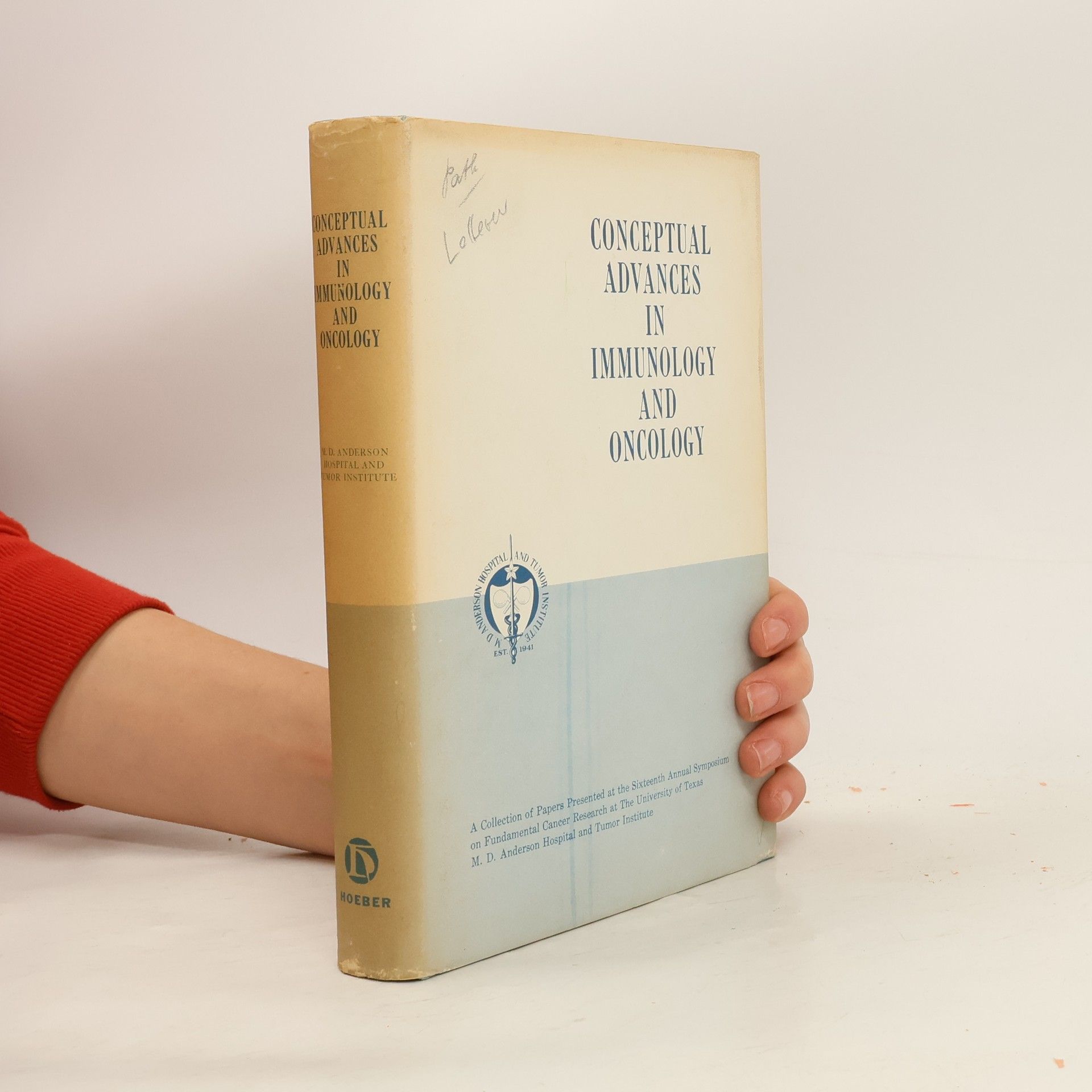 Various authors Conceptual Advances in Immunology and Oncology