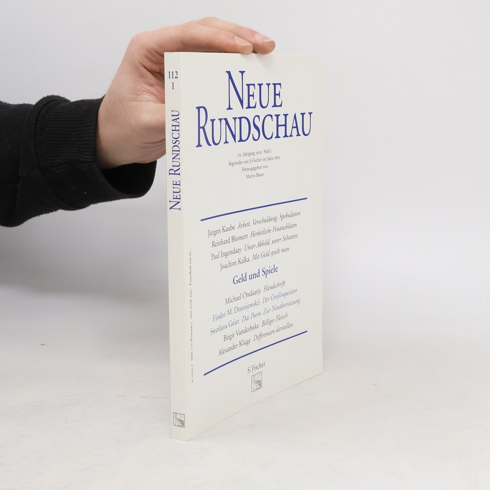 AA.VV. Neue Rundschau