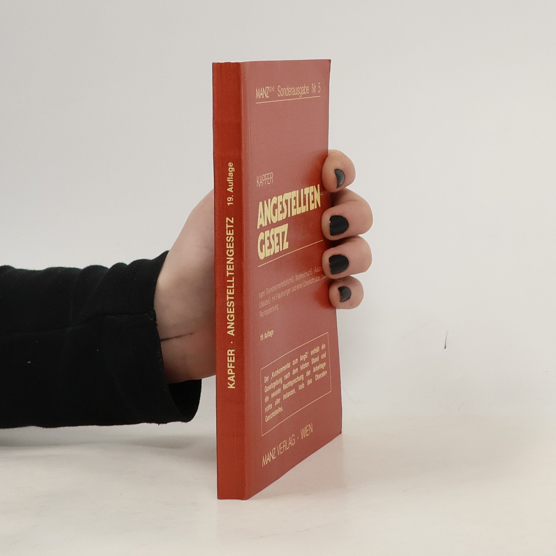 Hans Kapfer Angestelltengesetz