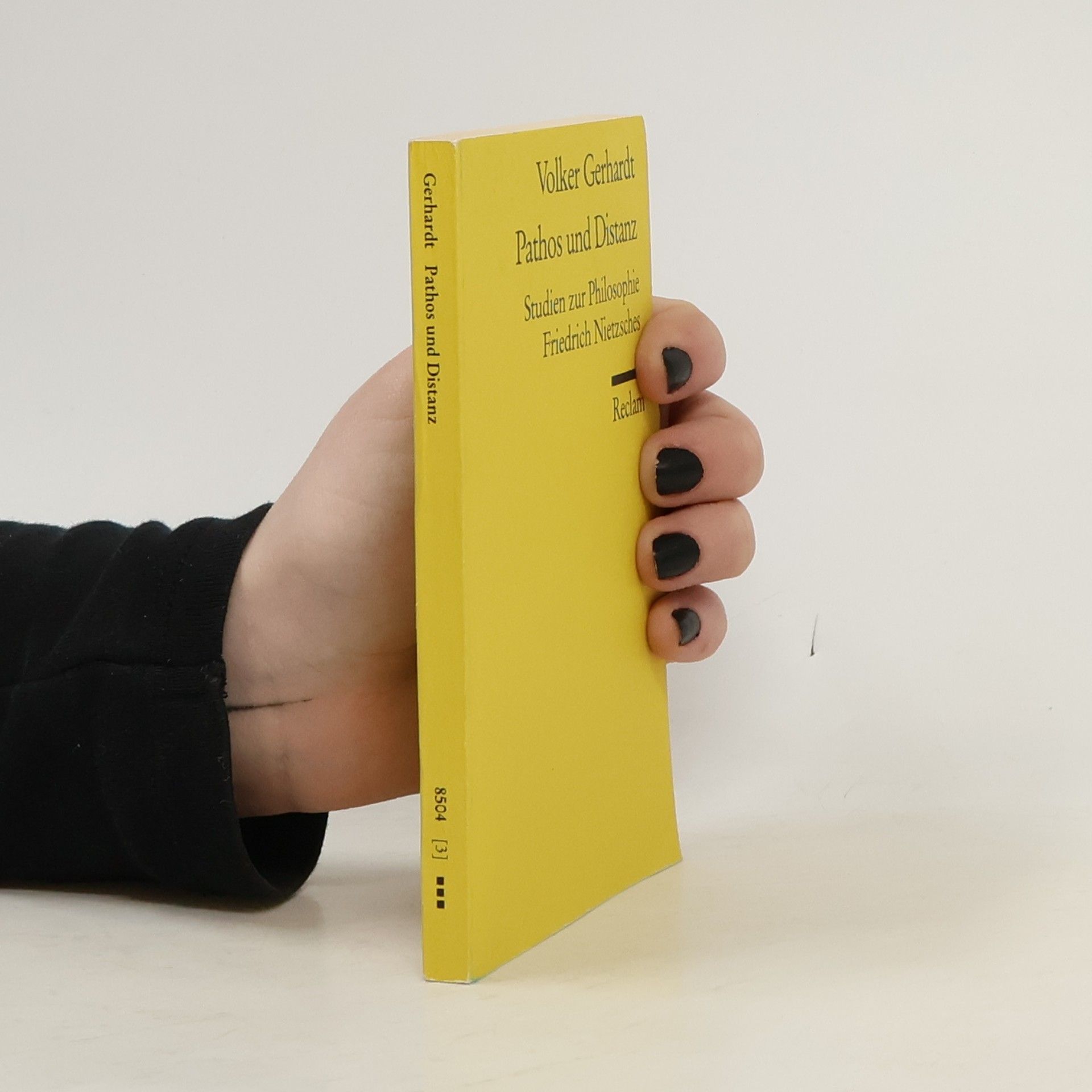 Volker Gerhardt Pathos und Distanz