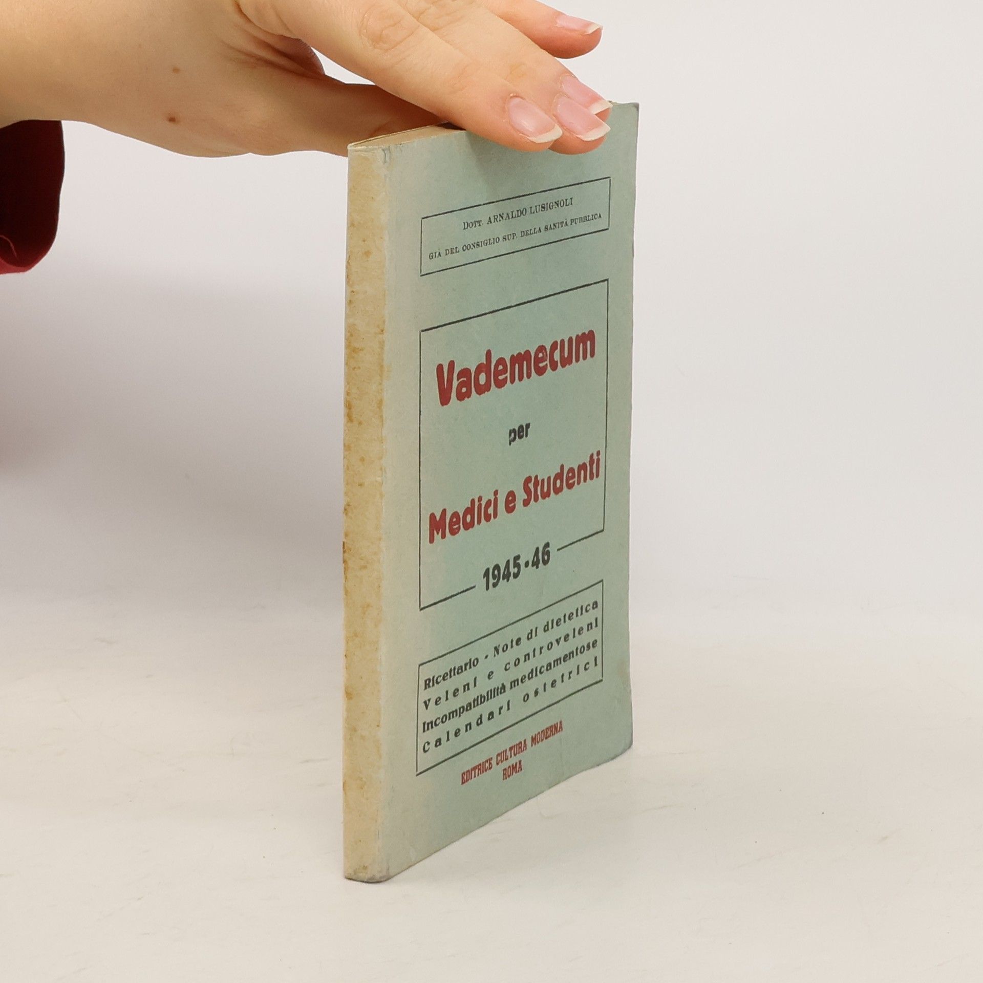 Autorenkollektiv Vademecum per Medici e Studenti 1945-46