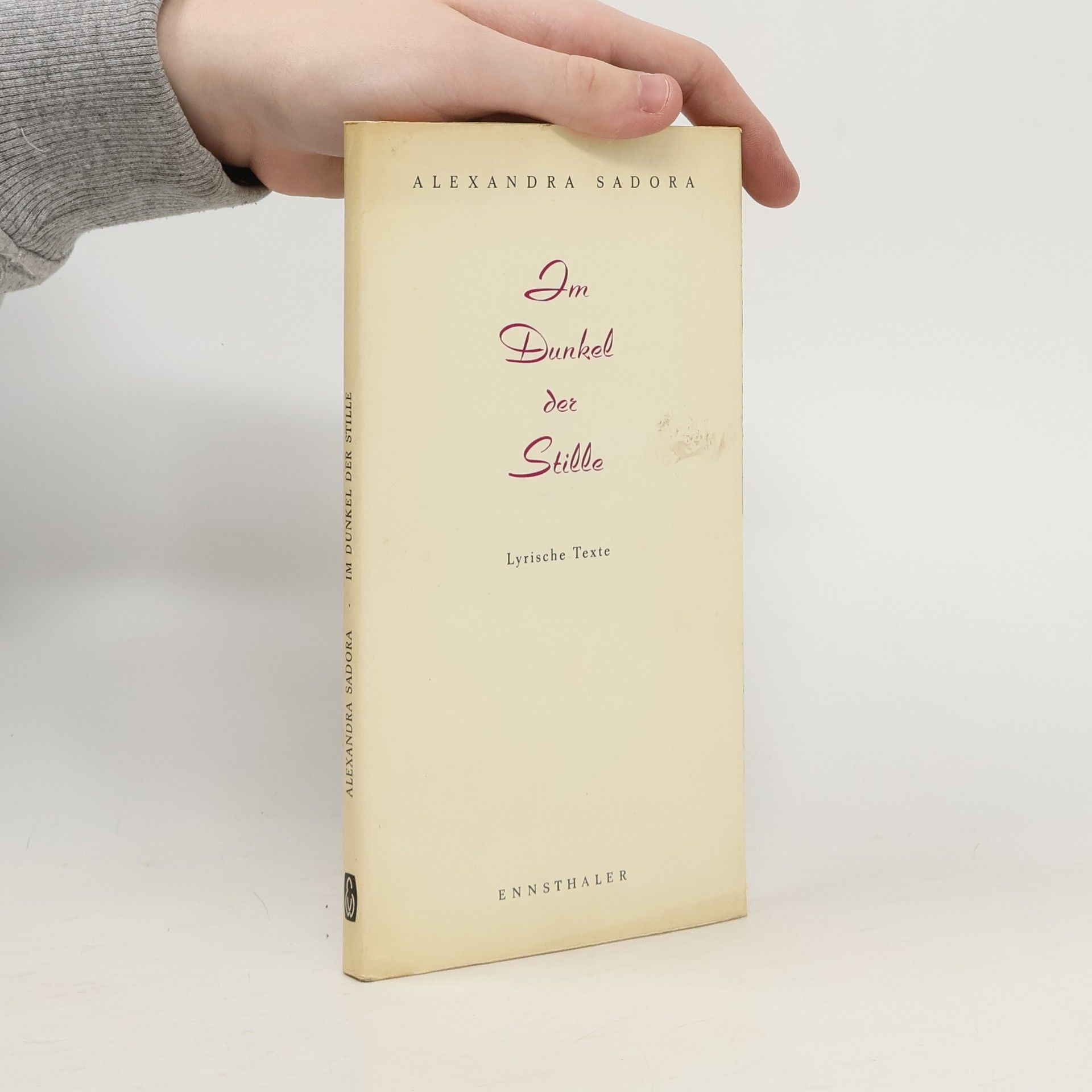 Alexandra Sadora Im dunkel der Stille