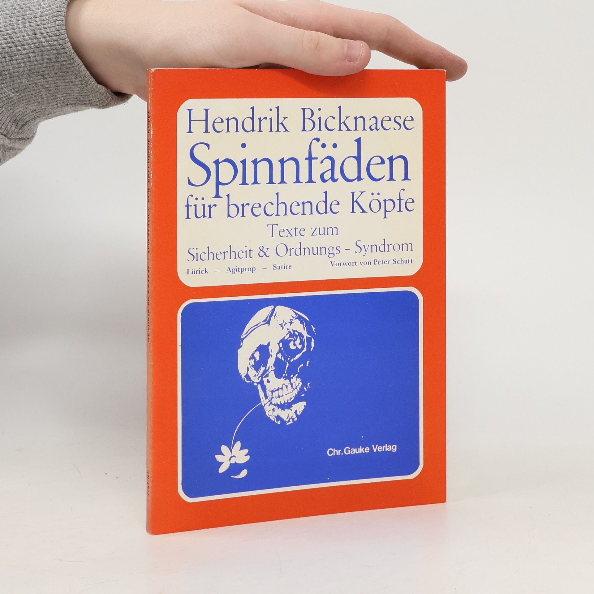 Hendrik Bicknaese Spinnfäden für brechende Köpfe