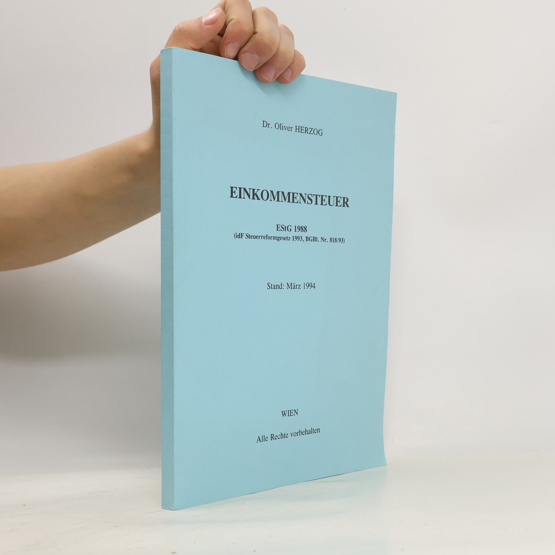 Oliver Herzog Einkommensteuer