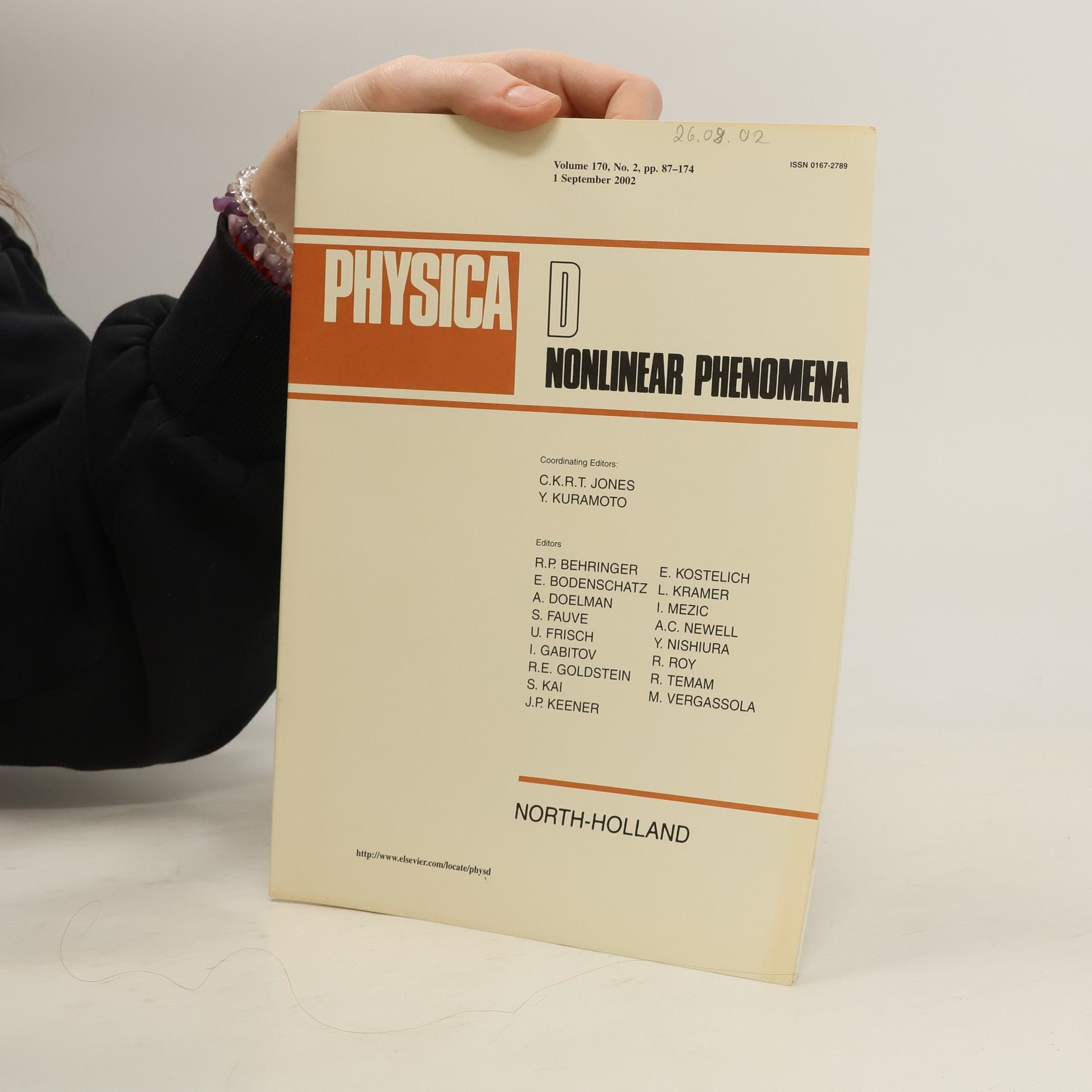 Kolektiv autorů Physica D: Nonlinear Phenomena 170