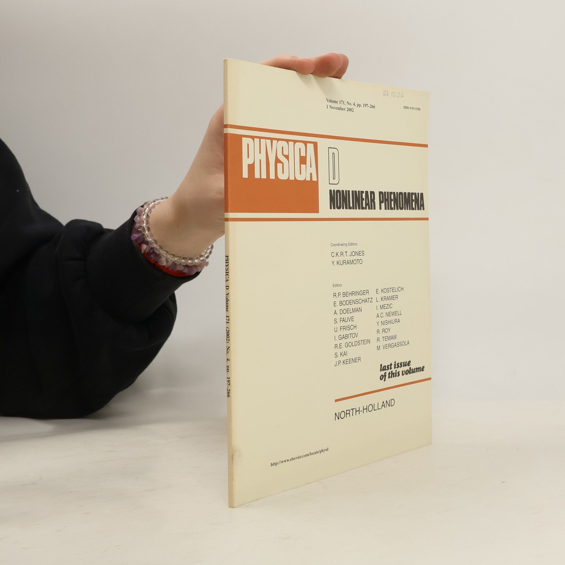 AA.VV. Physica D. Nonlinear Phenomena 171