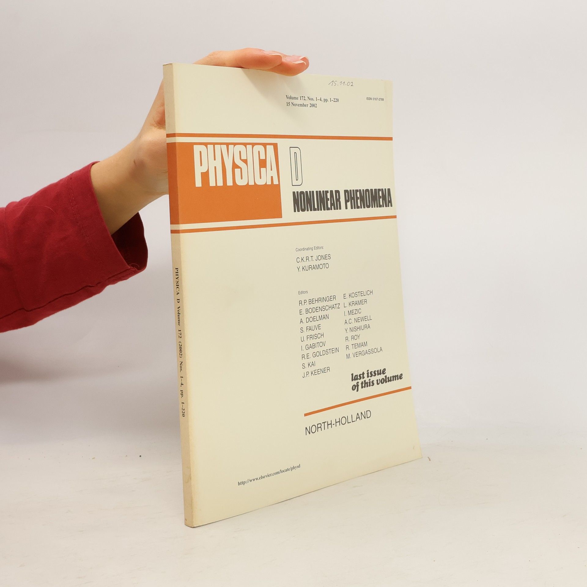 Autorenkollektiv Physica D: Nonlinear Phenomena 172