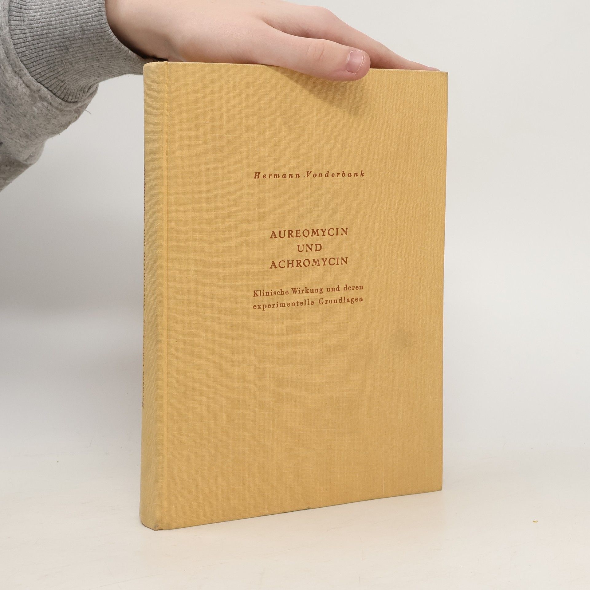 Hermann Vonderbank Aureomycin und Achromycin.