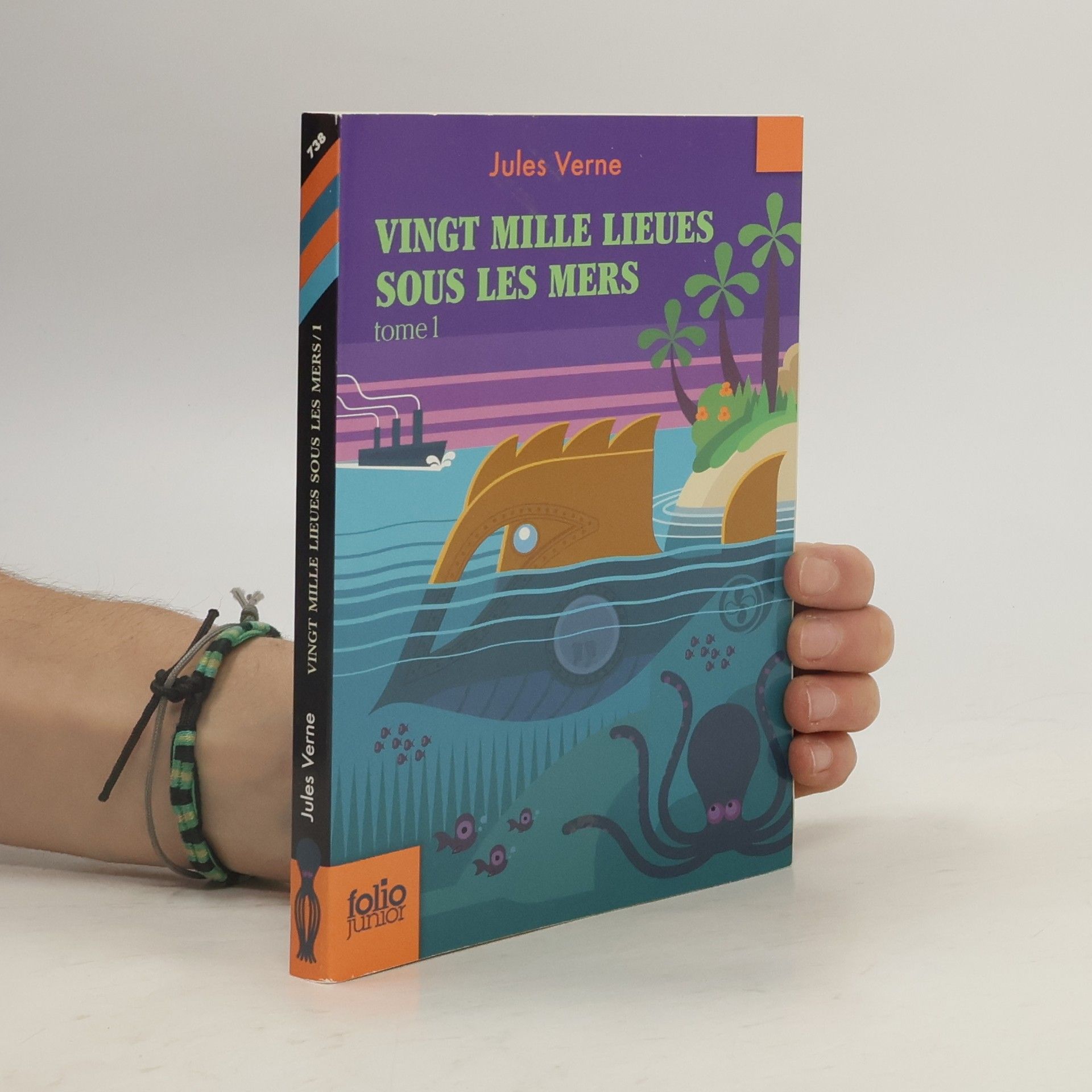 Jules Verne folio junior - 1: Vingt mille lieues sous les mers