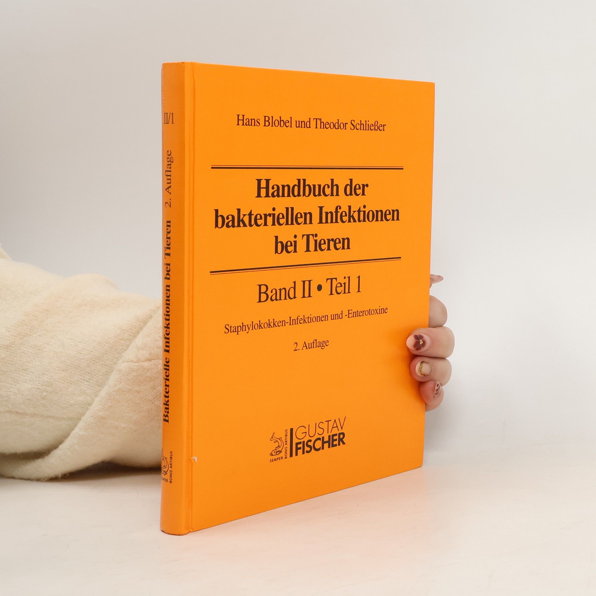 Hans Blobel Handbuch der bakteriellen Infektionen bei Tieren