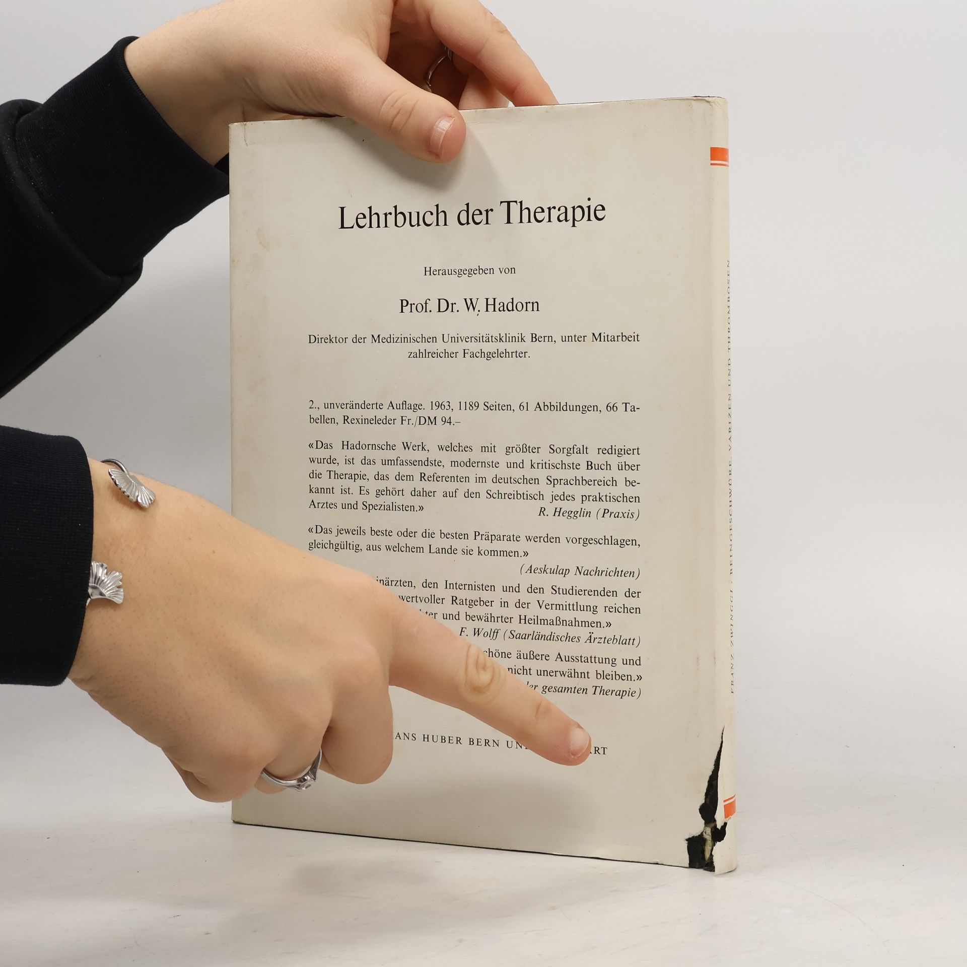 F. Zwinggi. Beingeschwüre, Varizen und Thrombosen