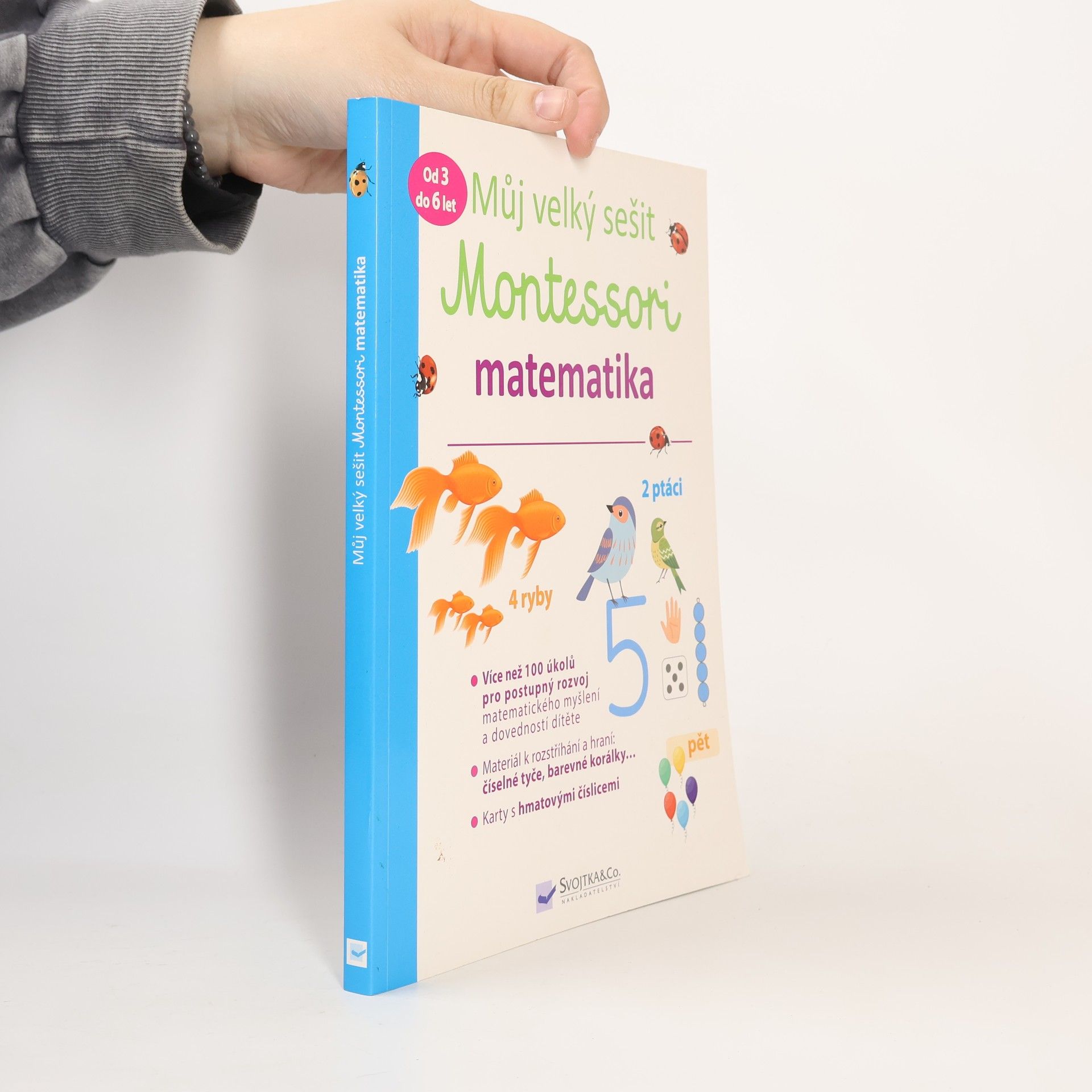 Delphine Urvoy Můj velký sešit Montessori - matematika