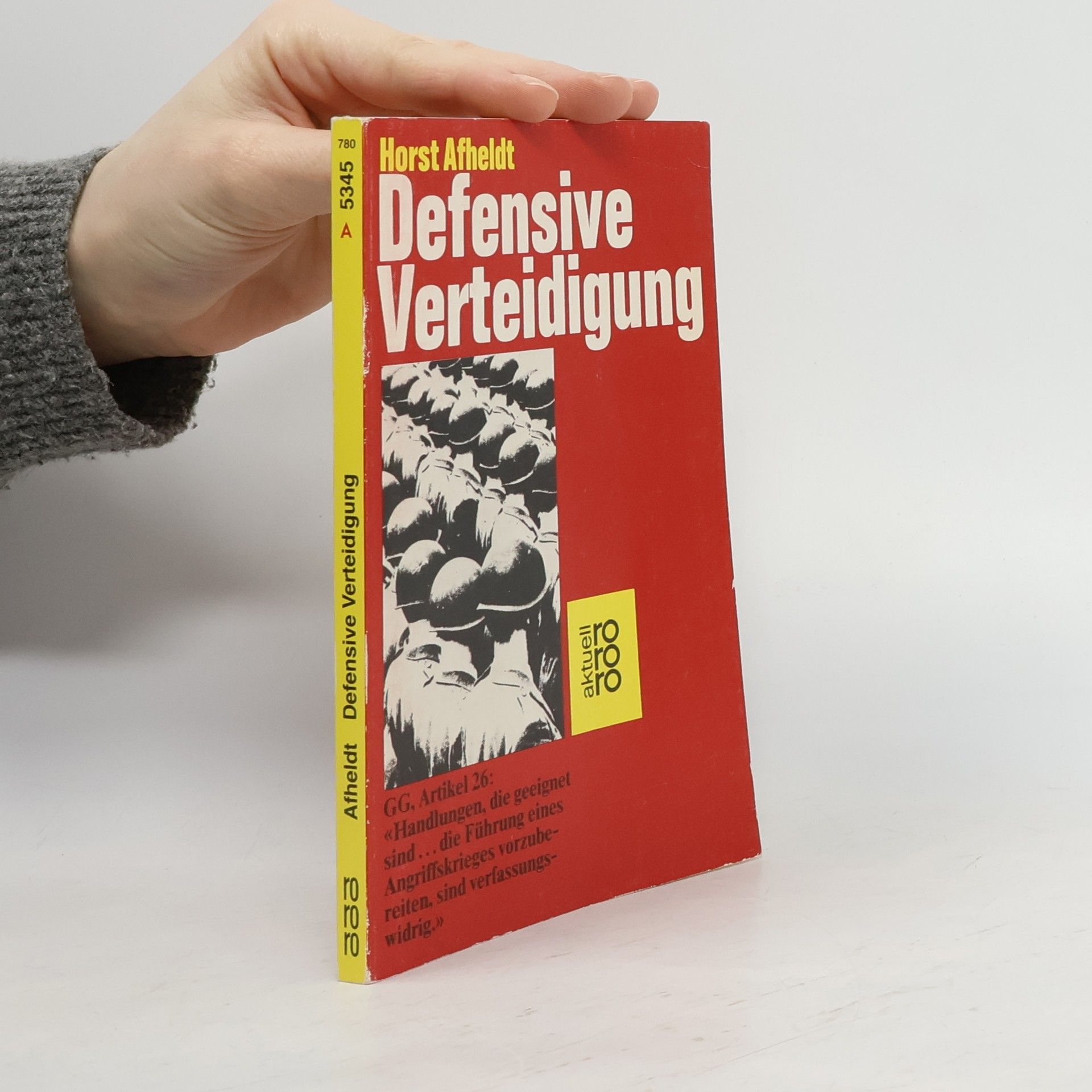 Horst Afheldt Defensive Verteidigung