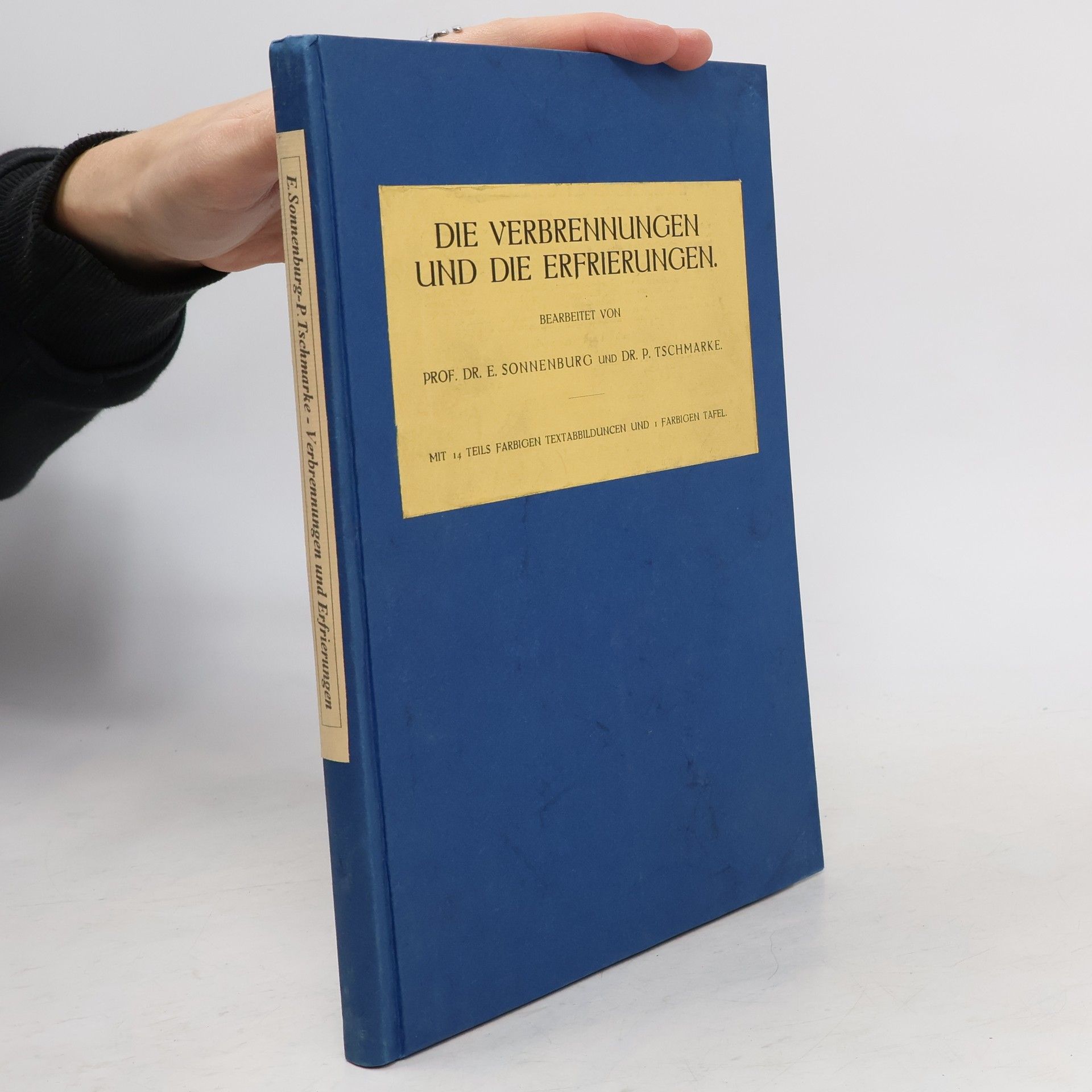 Eduard Sonnenburg Die Verbrennungen und die Erfrierungen