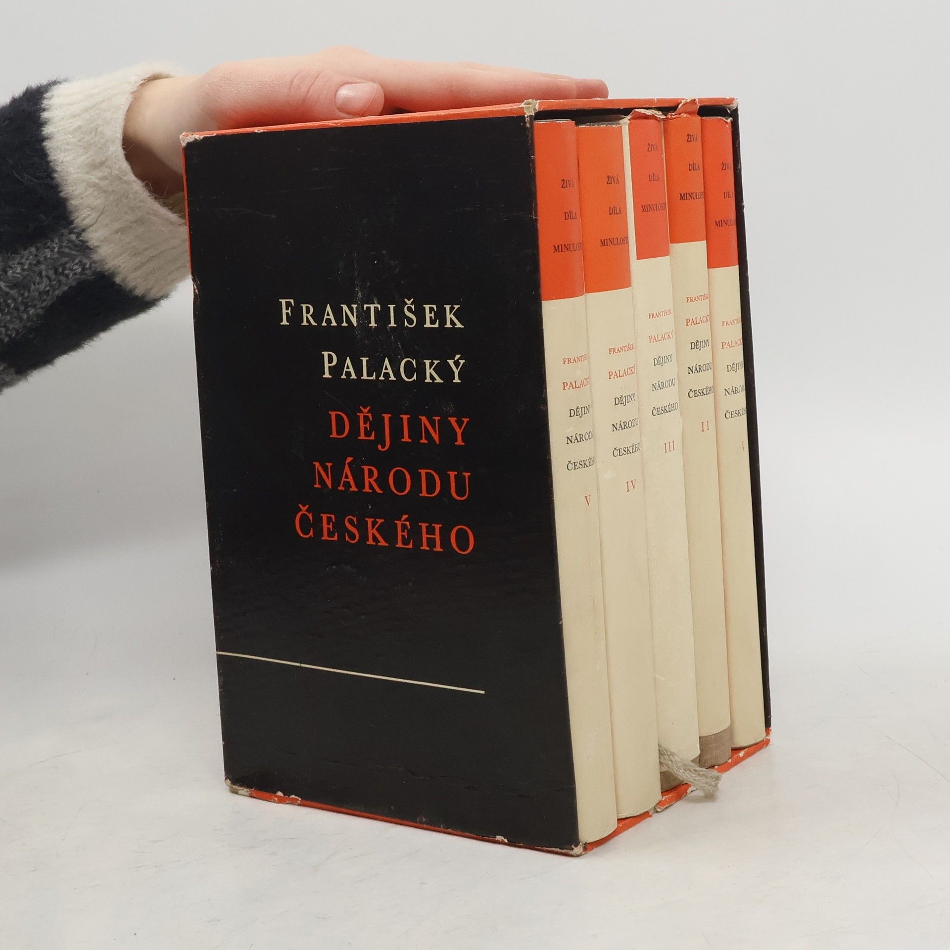 František Palacký Dějiny národu českého I. - V. díl