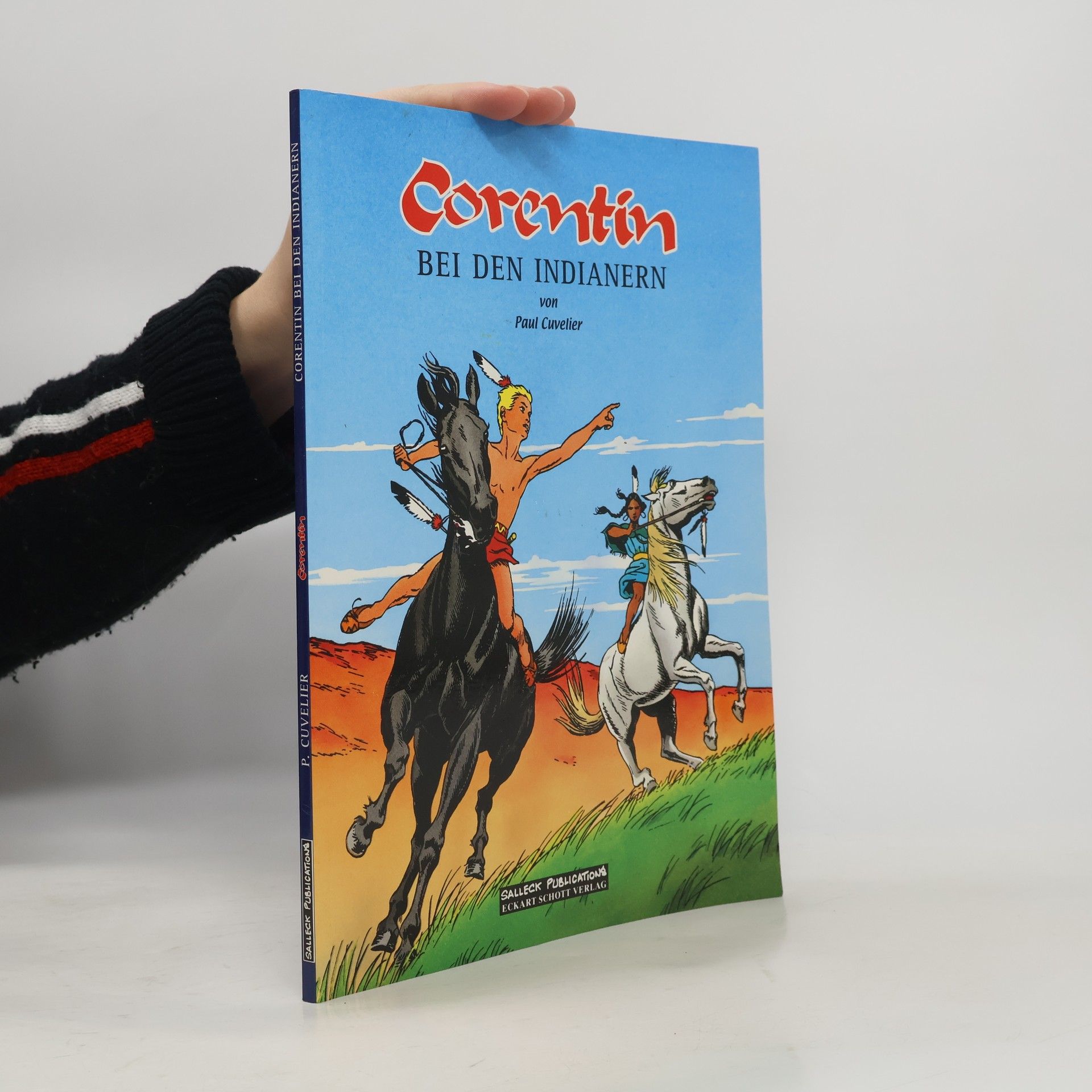 Paul Cuvelier Corentin bei den Indianern