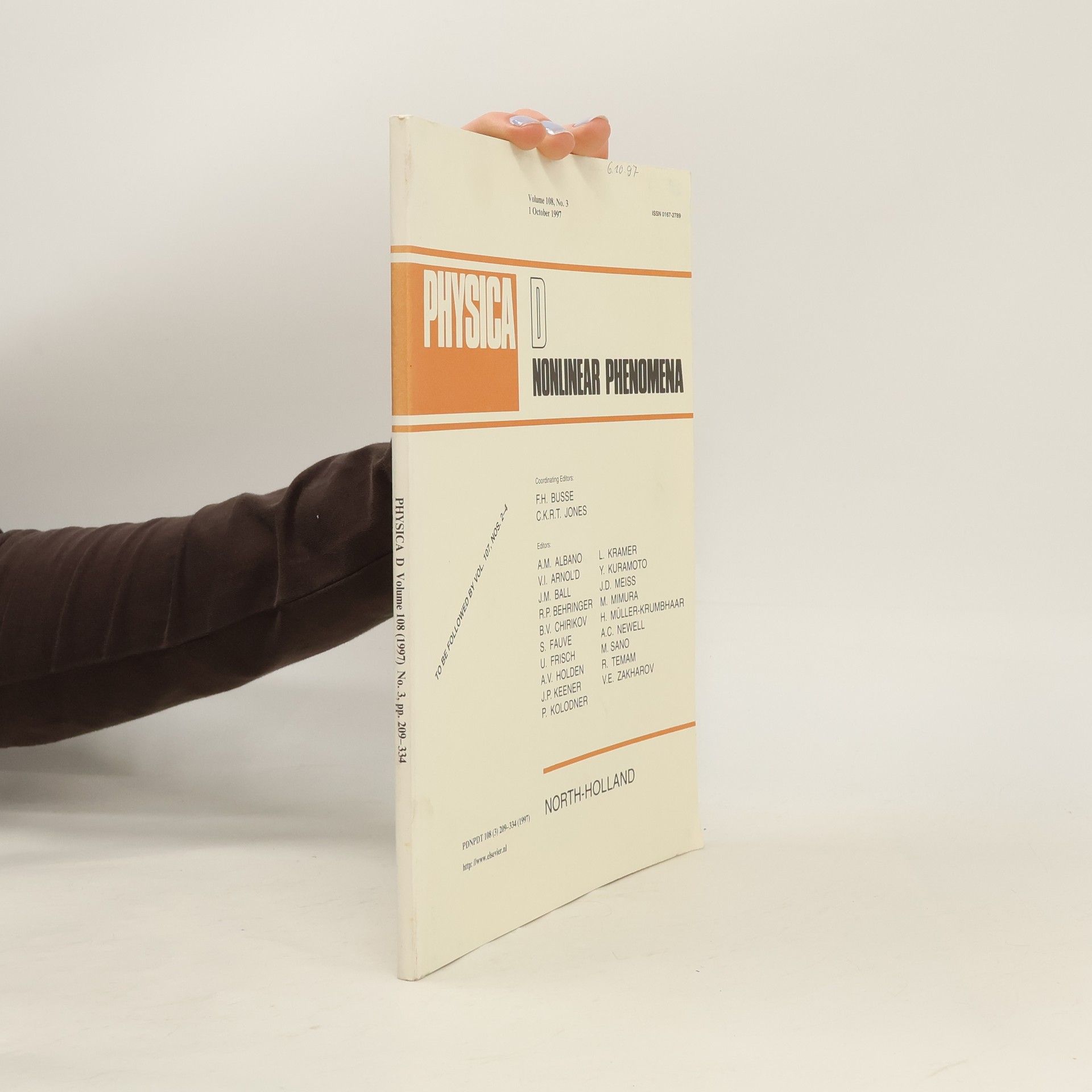 Collectif d'auteurs Physica D: Nonlinear Phenomena 108