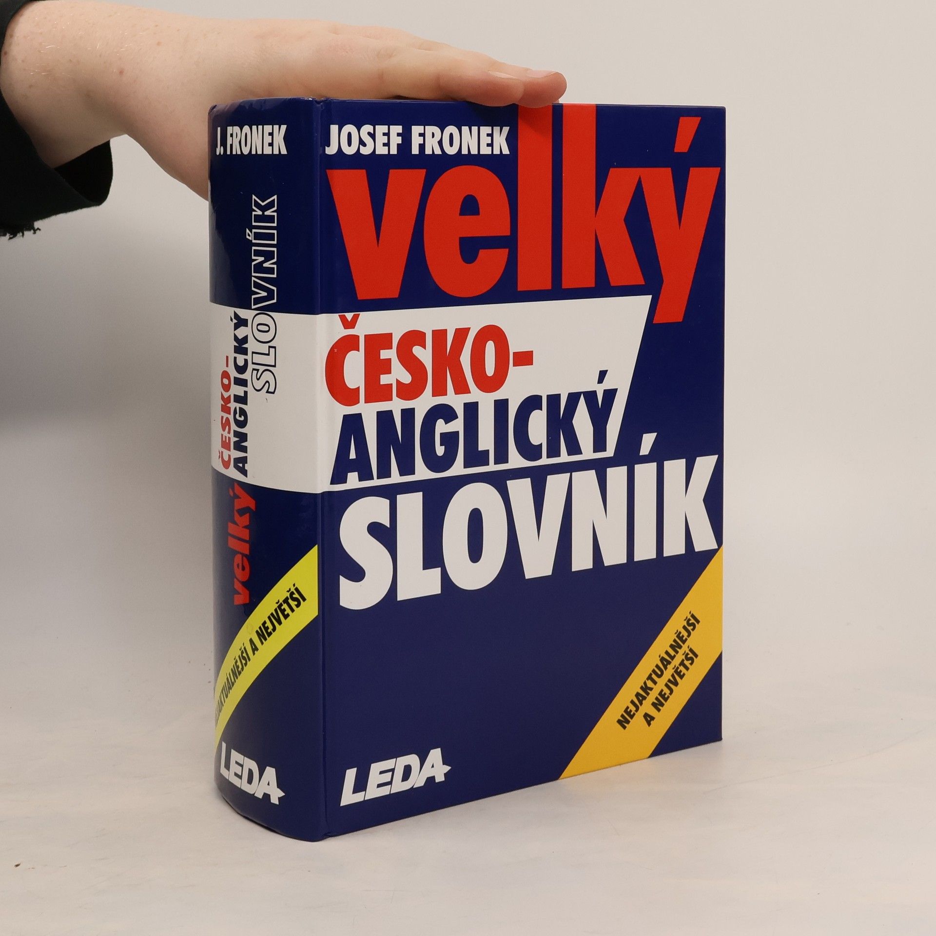 Josef Fronek Velký česko-anglický slovník