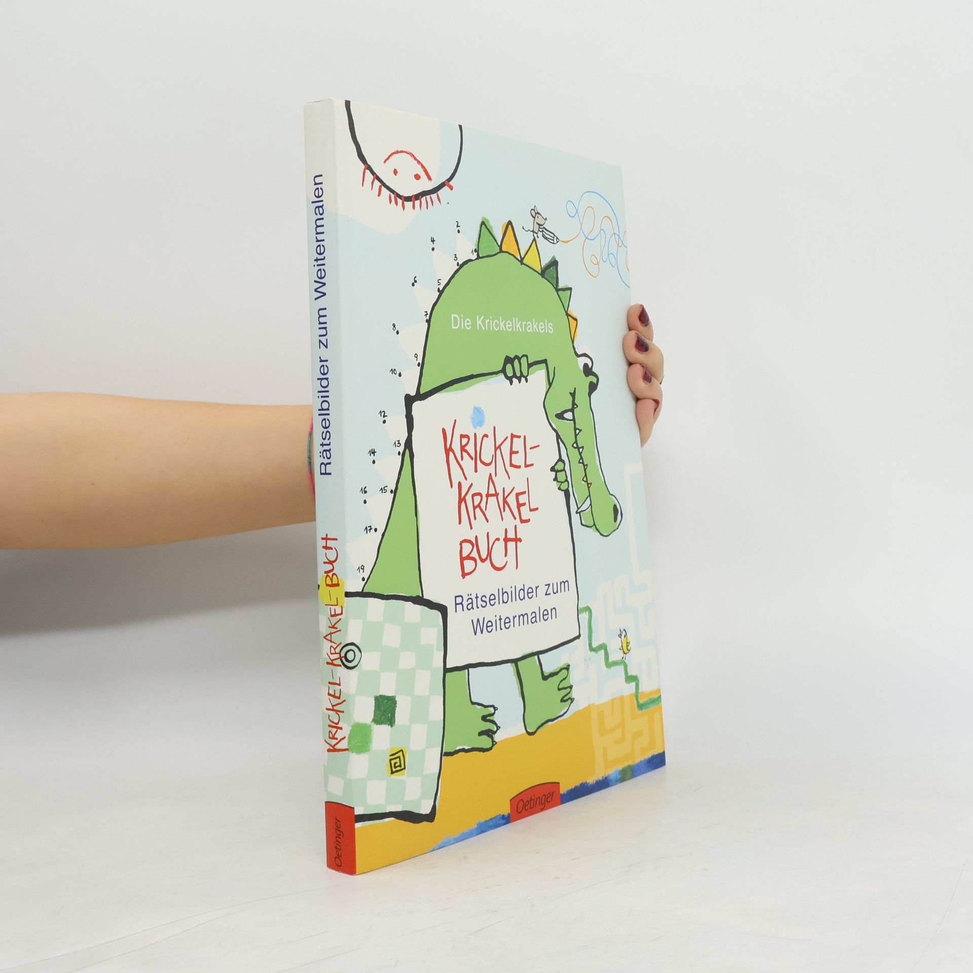 Die Krickelkrakels Krickel-Krakel-Buch. Rätselbilder zum Weitermalen