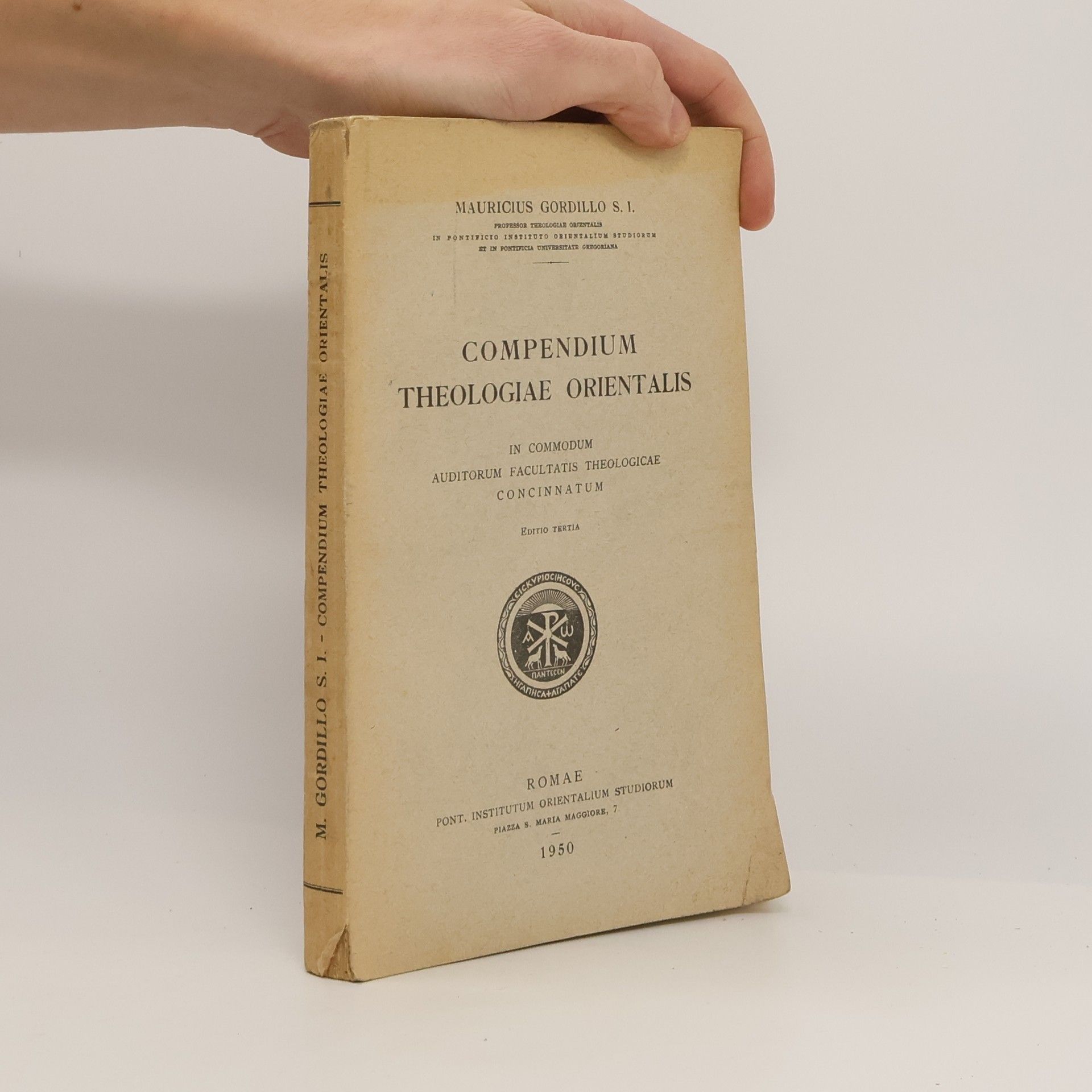 Mauricio Gordillo Compendium Theologiae Orientalis