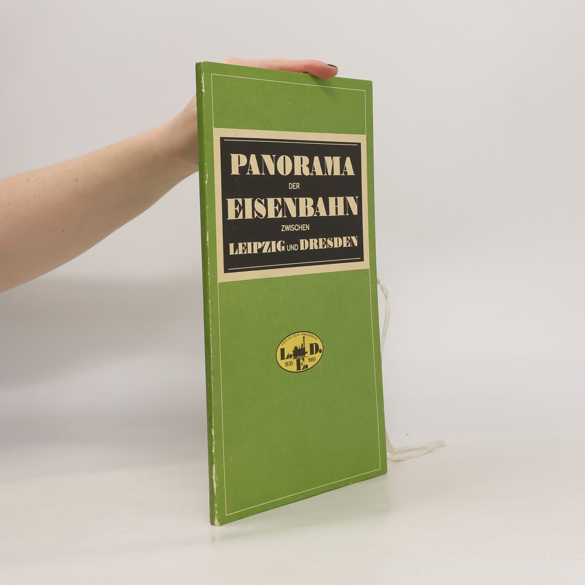 Panorama der Eisenbahn zwischen Leipzig und Dresden