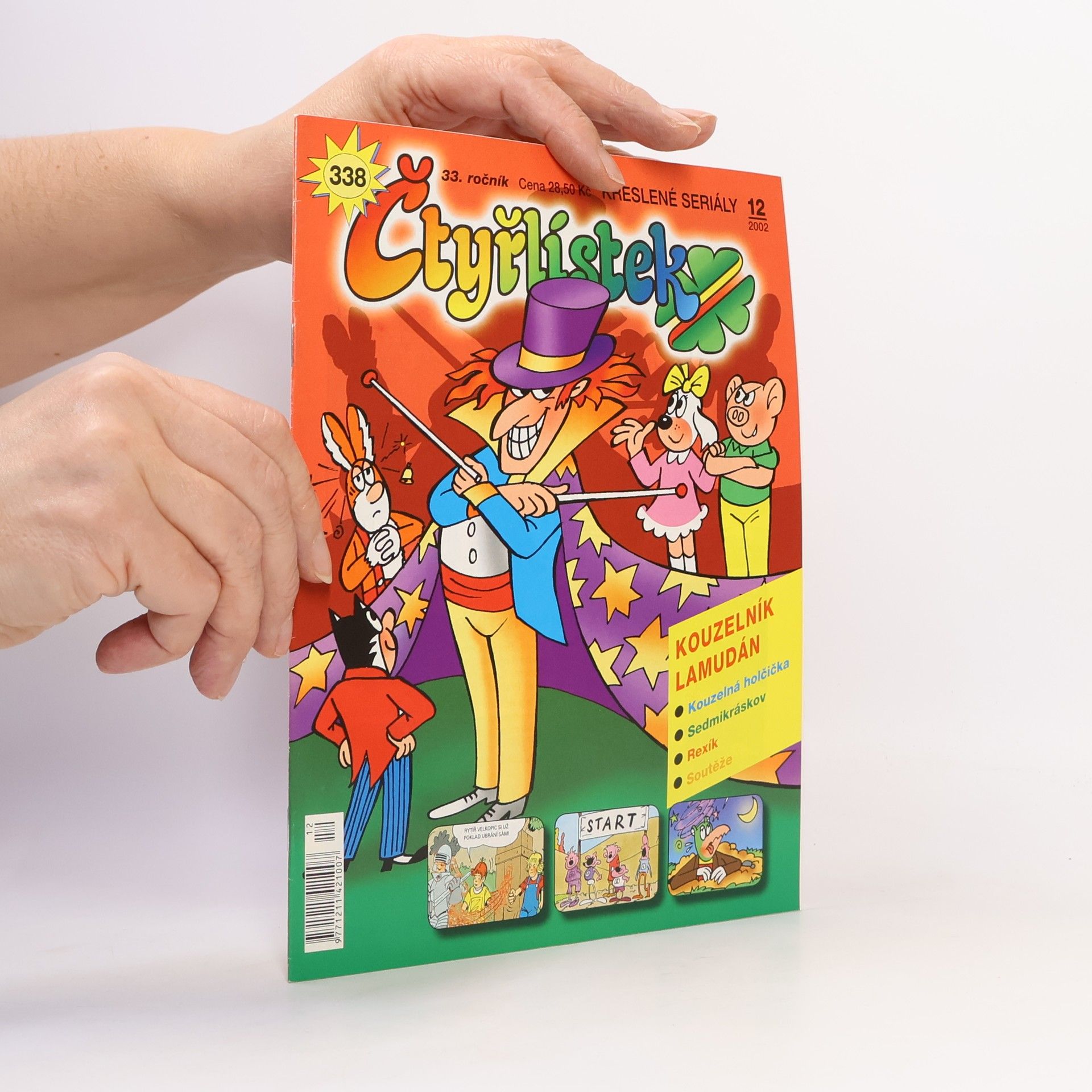 Jaroslav Němeček Čtyřlístek 338. Č. 12/2002