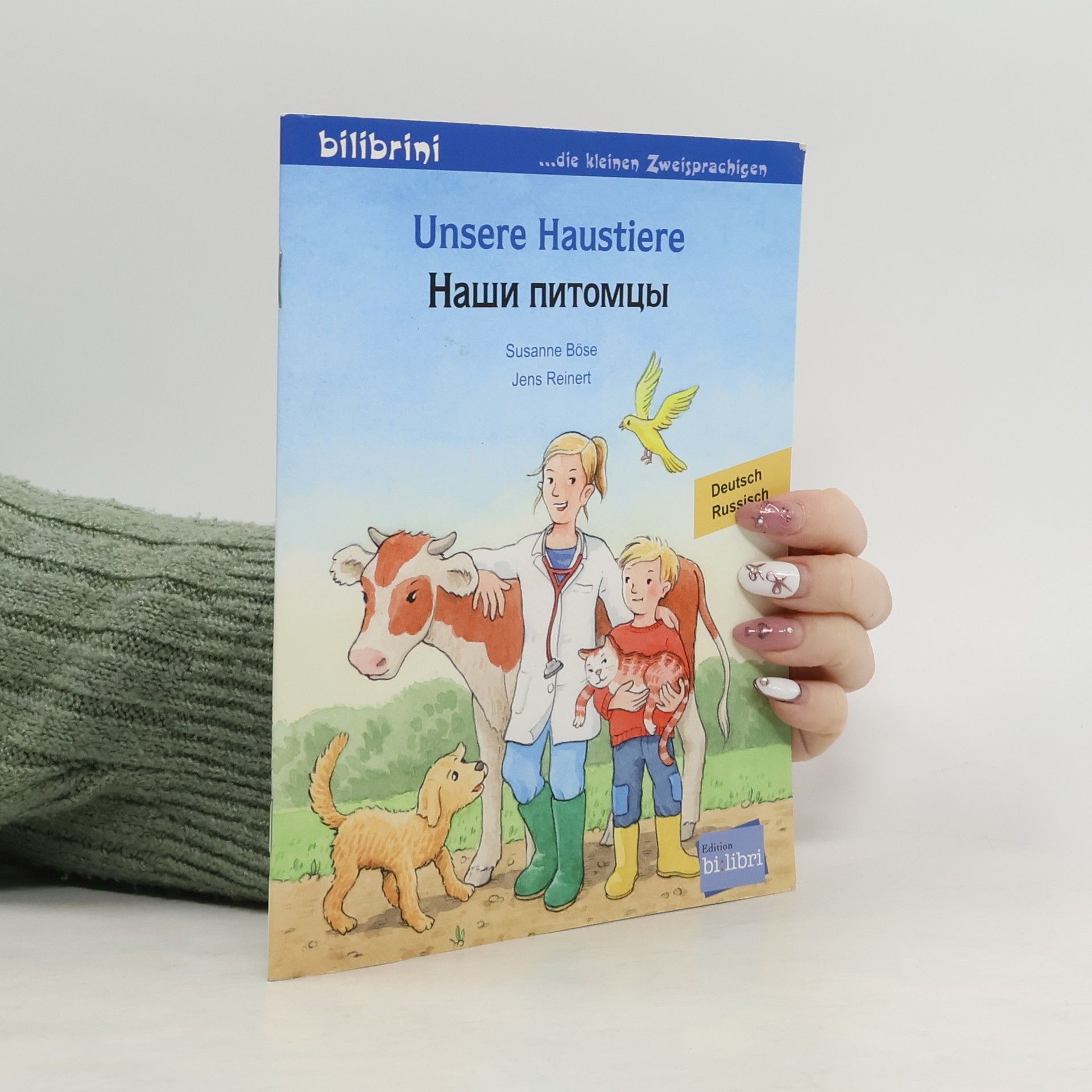 Susanne Böse Unsere Haustiere. Kinderbuch Deutsch-Russisch