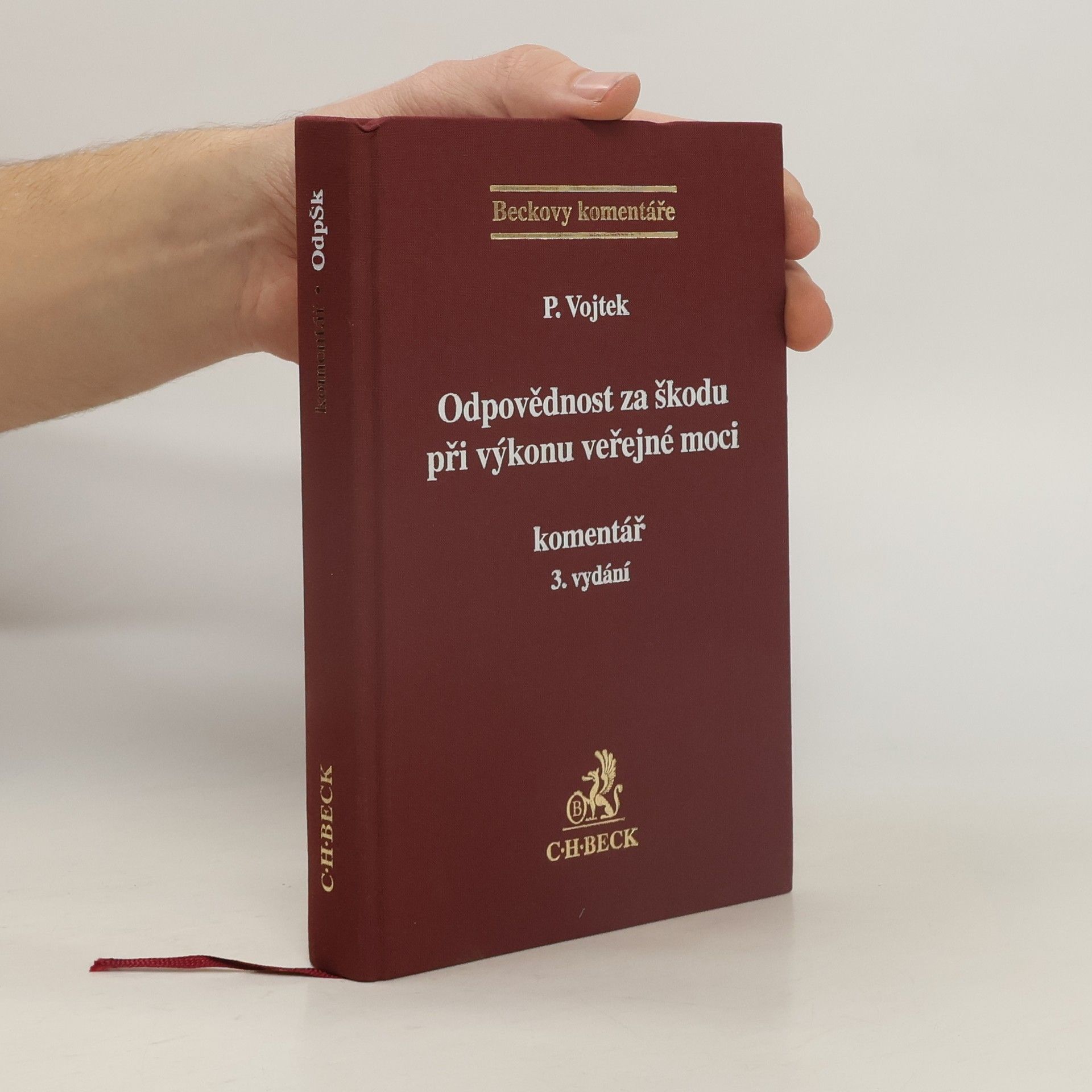 P. Vojtek Odpovědnost za škodu při výkonu veřejné moci