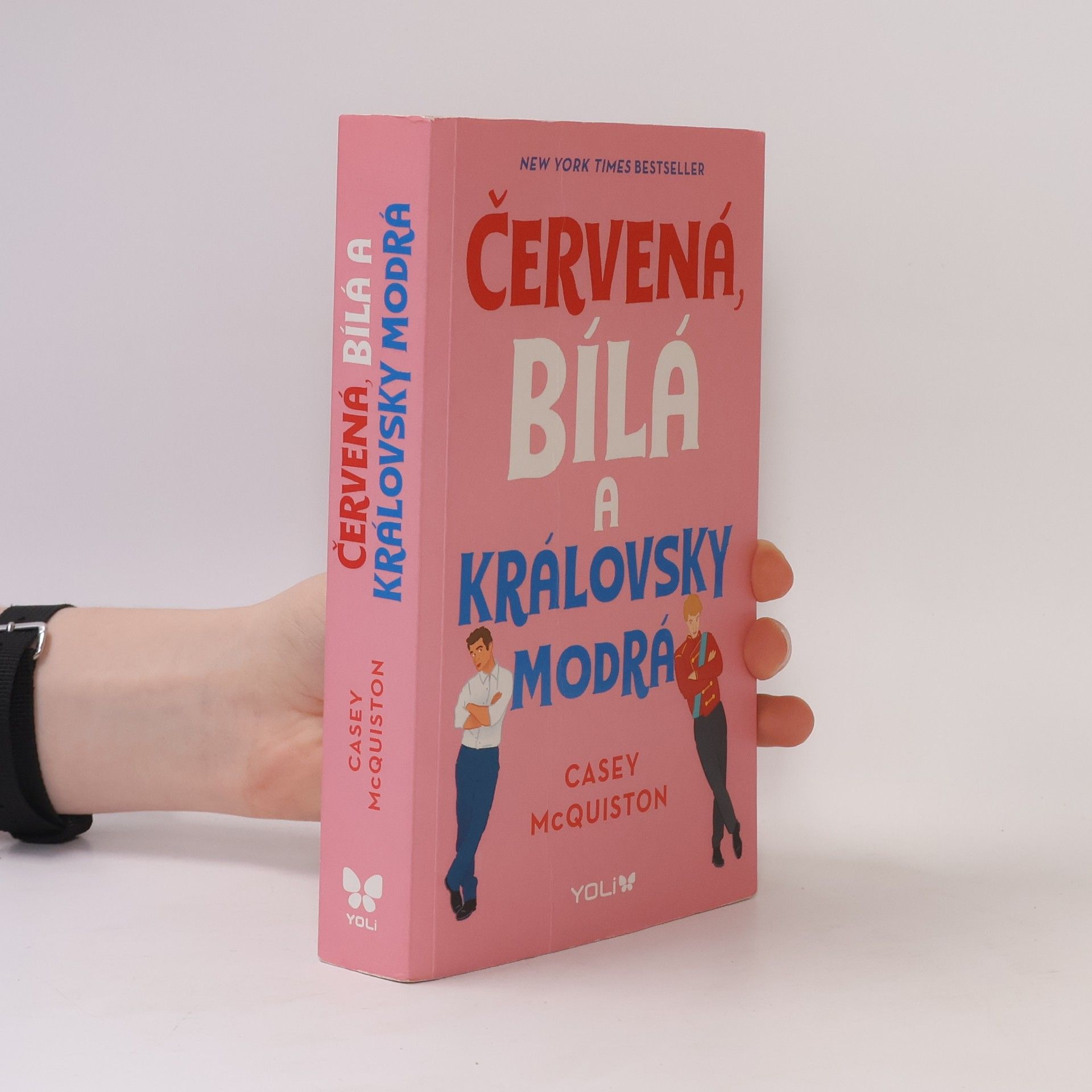 Casey McQuiston Červená, bílá a královsky modrá