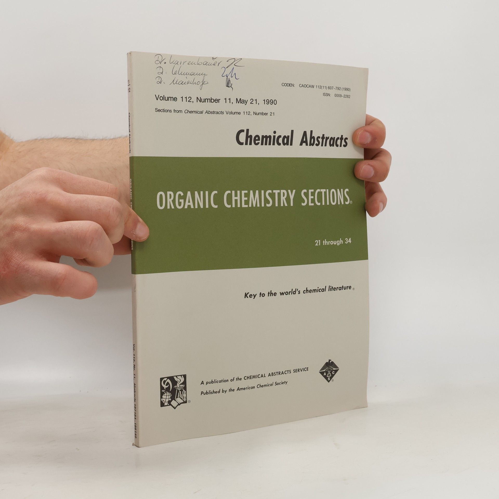 Autorenkollektiv Chemical Absztacts 11/112