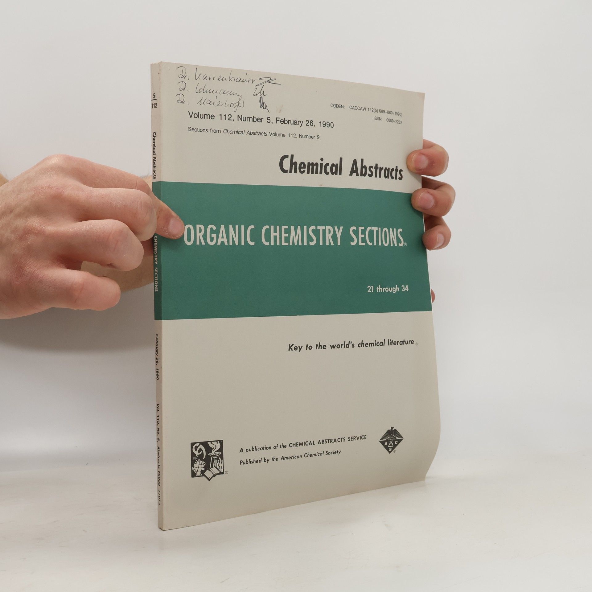 Autorenkollektiv Chemical Abstracts 5/112