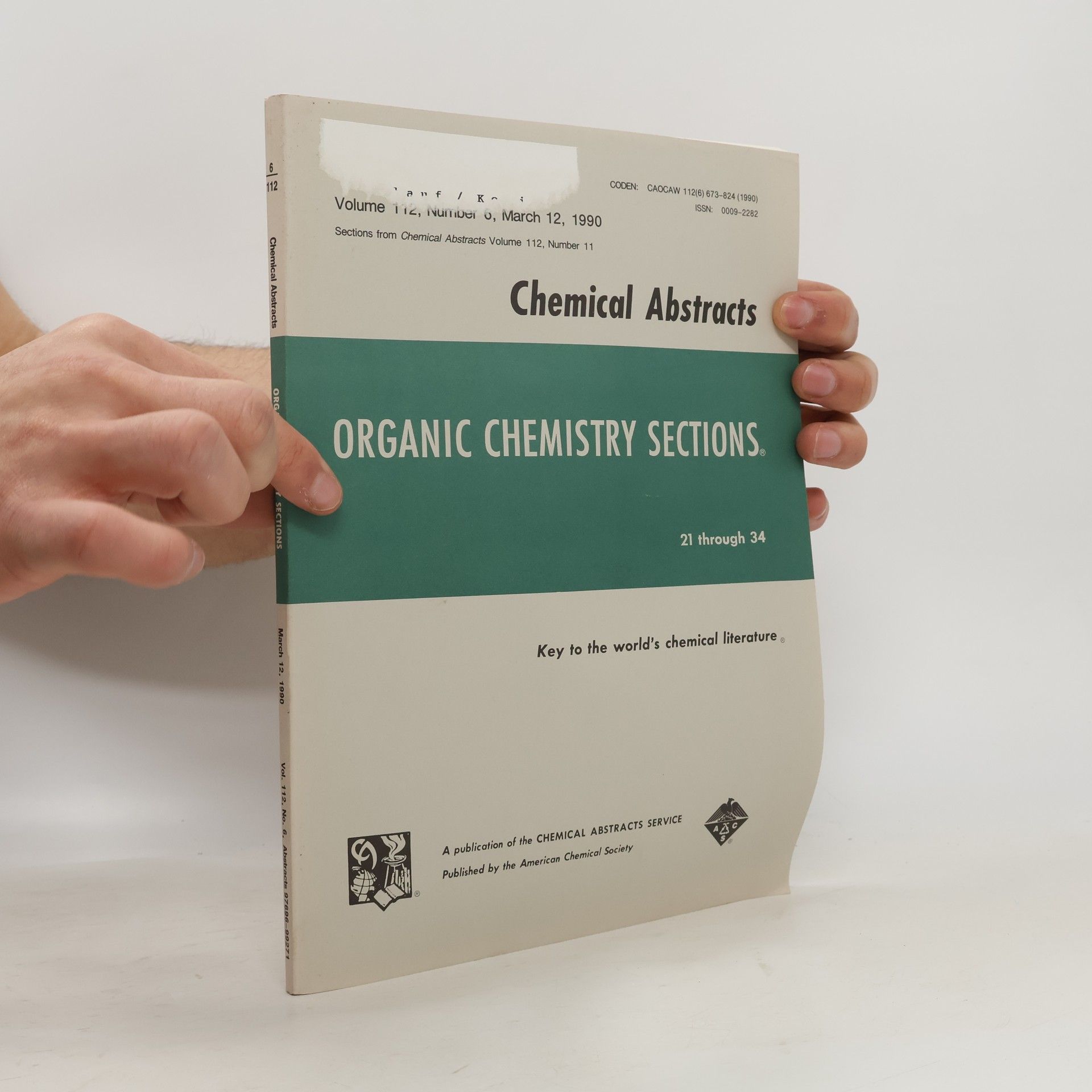 Various authors Chemical Abstracts Volume 112. Number 6