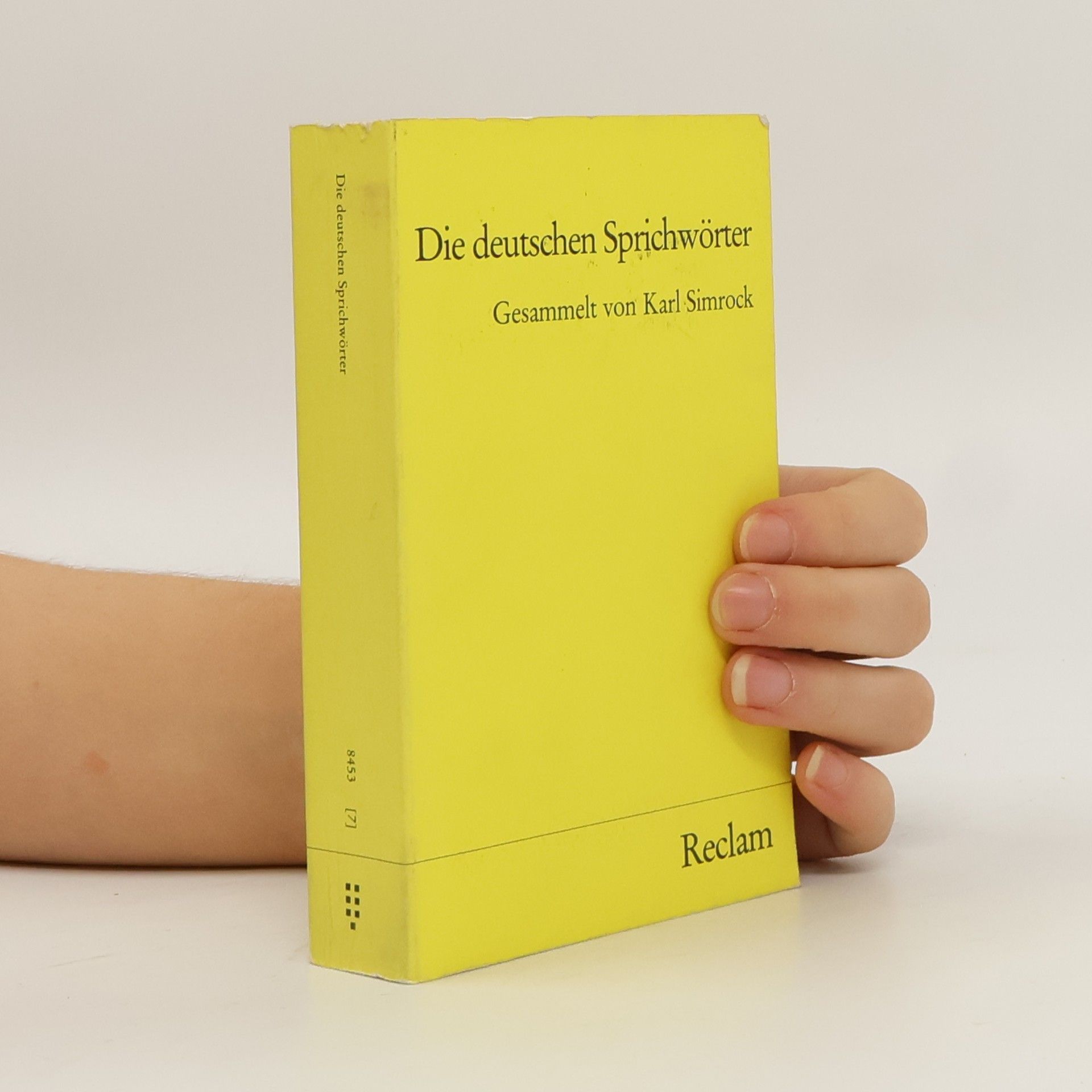 Karl Simrock Die deutschen Sprichwörter