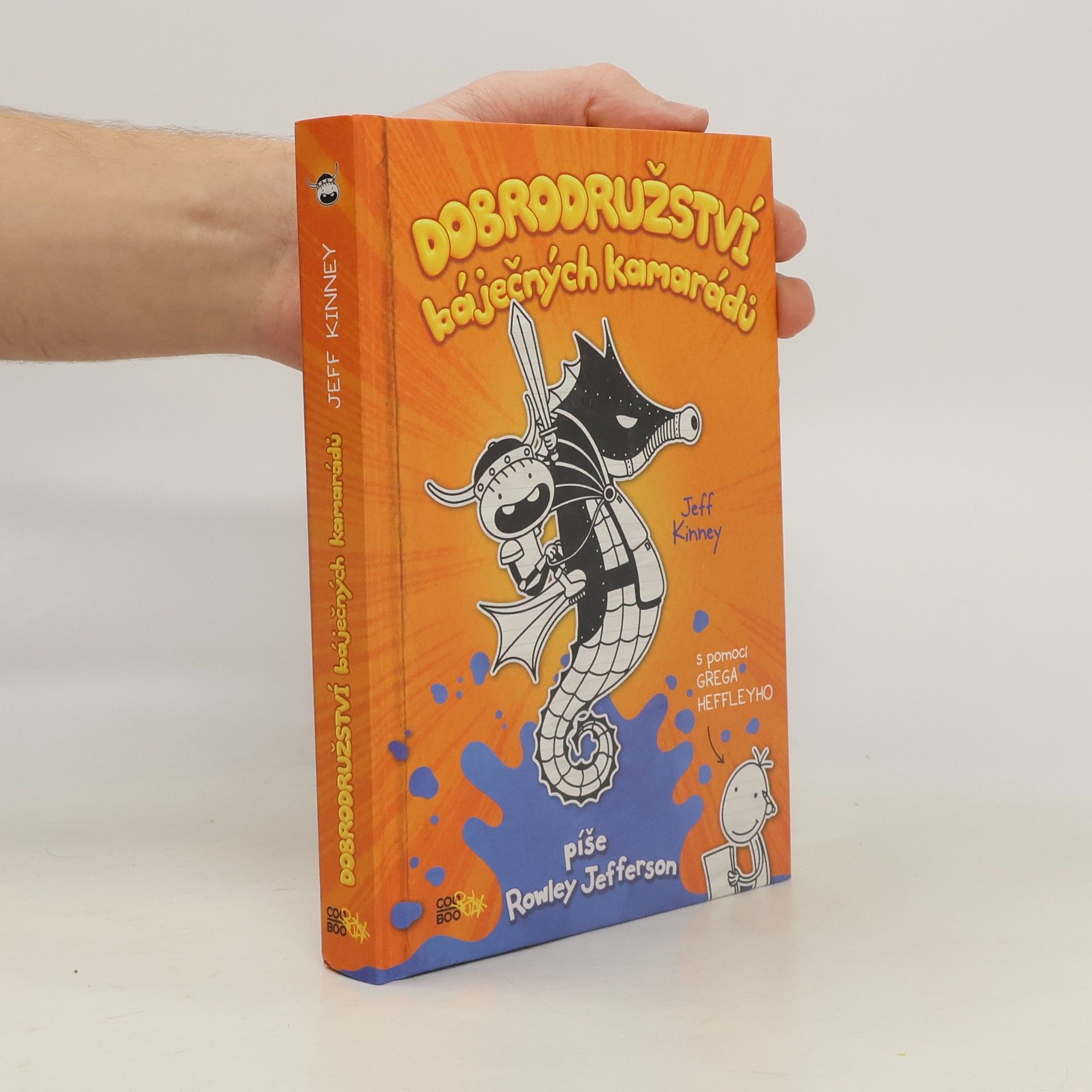 Jeff Kinney Dobrodružství báječných kamarádů. Píše Rowley Jefferson