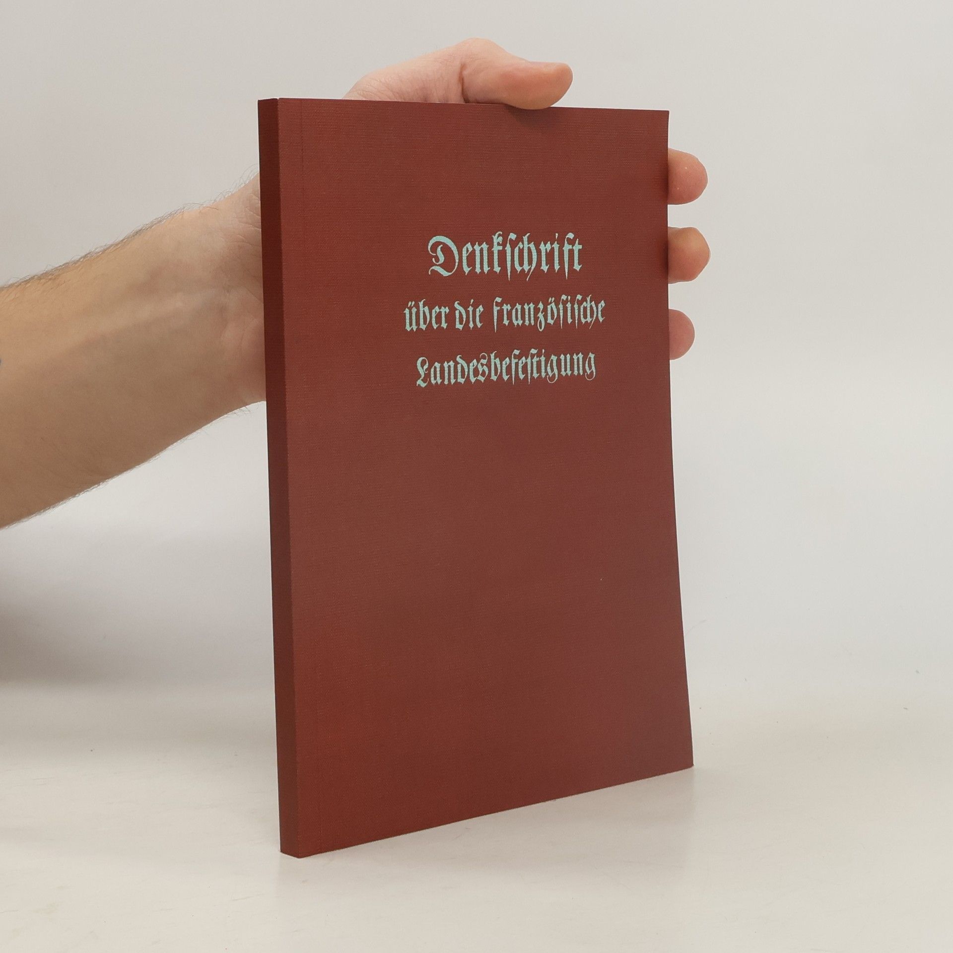 kolektiv Denschrift über die französische Landesbestignung
