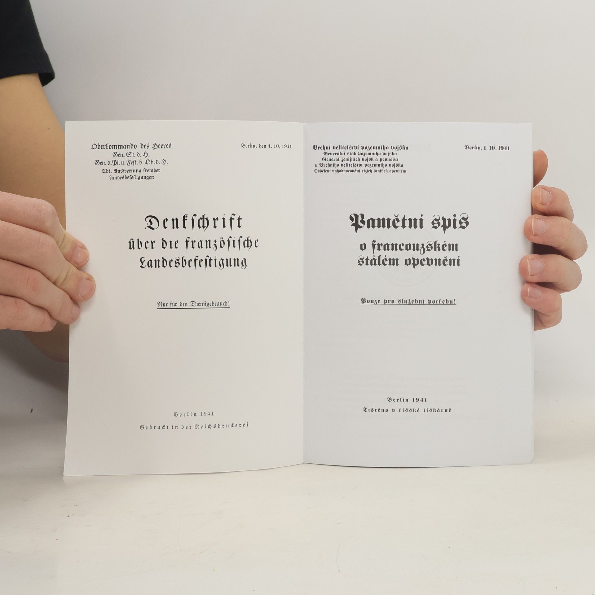 kolektiv Denschrift über die französische Landesbestignung