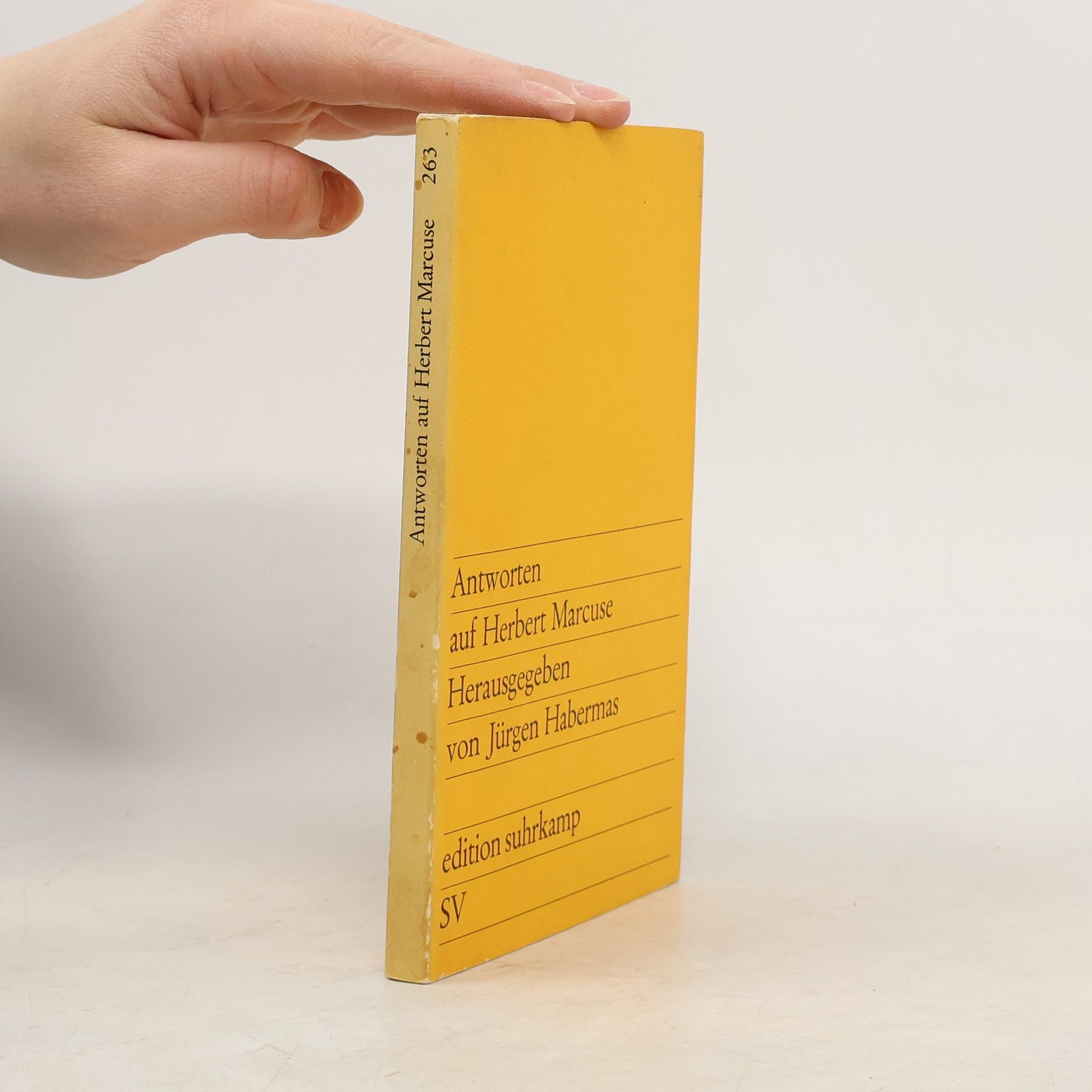 Autorenkollektiv Antworten auf Herbert Marcuse. Herausgegeben von Jürgen Habermas