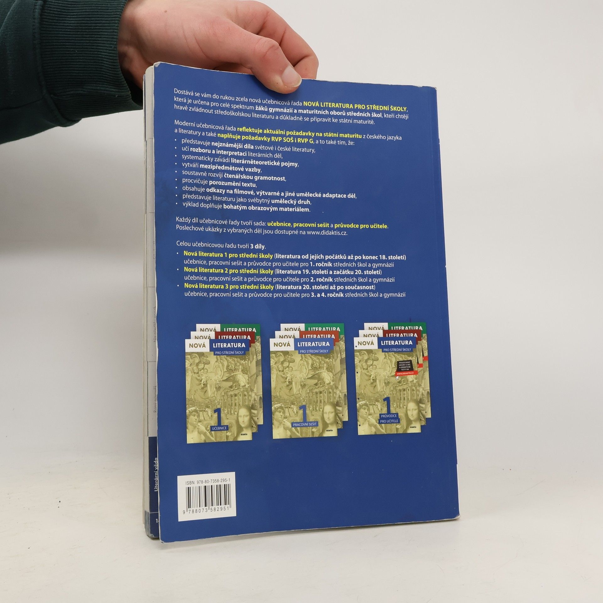 Lukáš Borovička Nová literatura pro střední školy. Učebnice 1