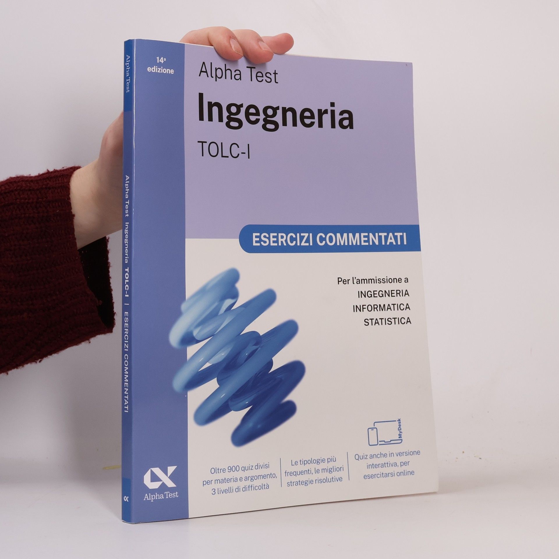 Alpha Test Ingegneria TOLC-I 2026-2027. Esercizi commentati. Per test di ammissione universitari. Con simulatore online (TestUniversitari) - 14ª edizione