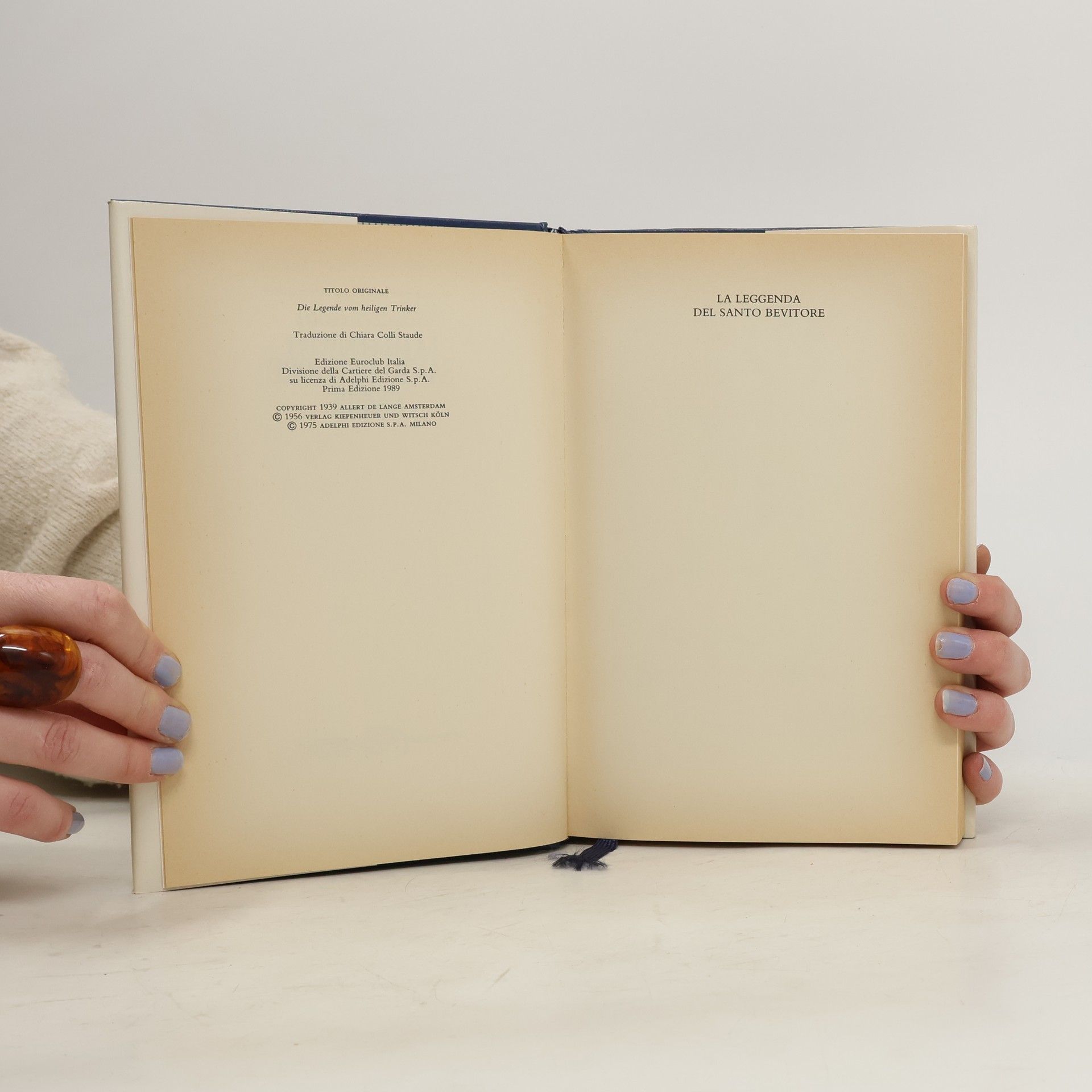 Joseph Roth La leggenda del Santo Bevitore