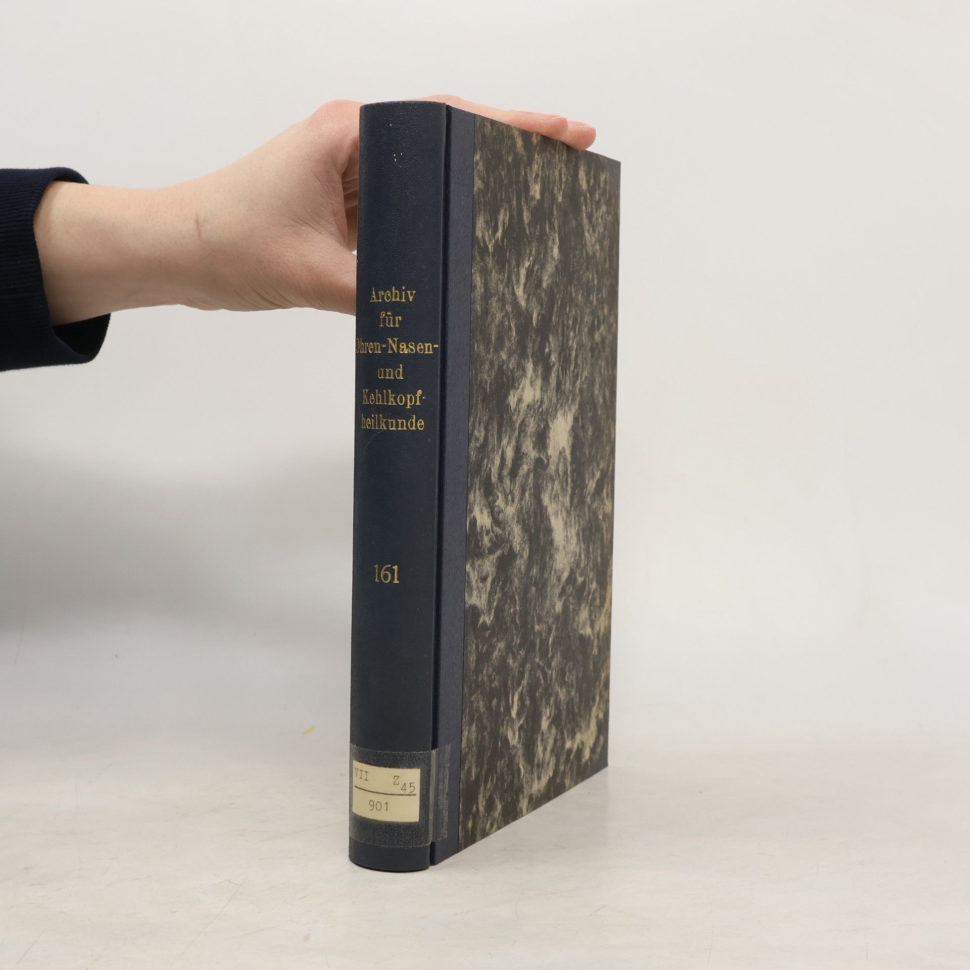 Autorenkollektiv Archiv für Ohren- Nasen- und Kehlkopfheilkunde 161