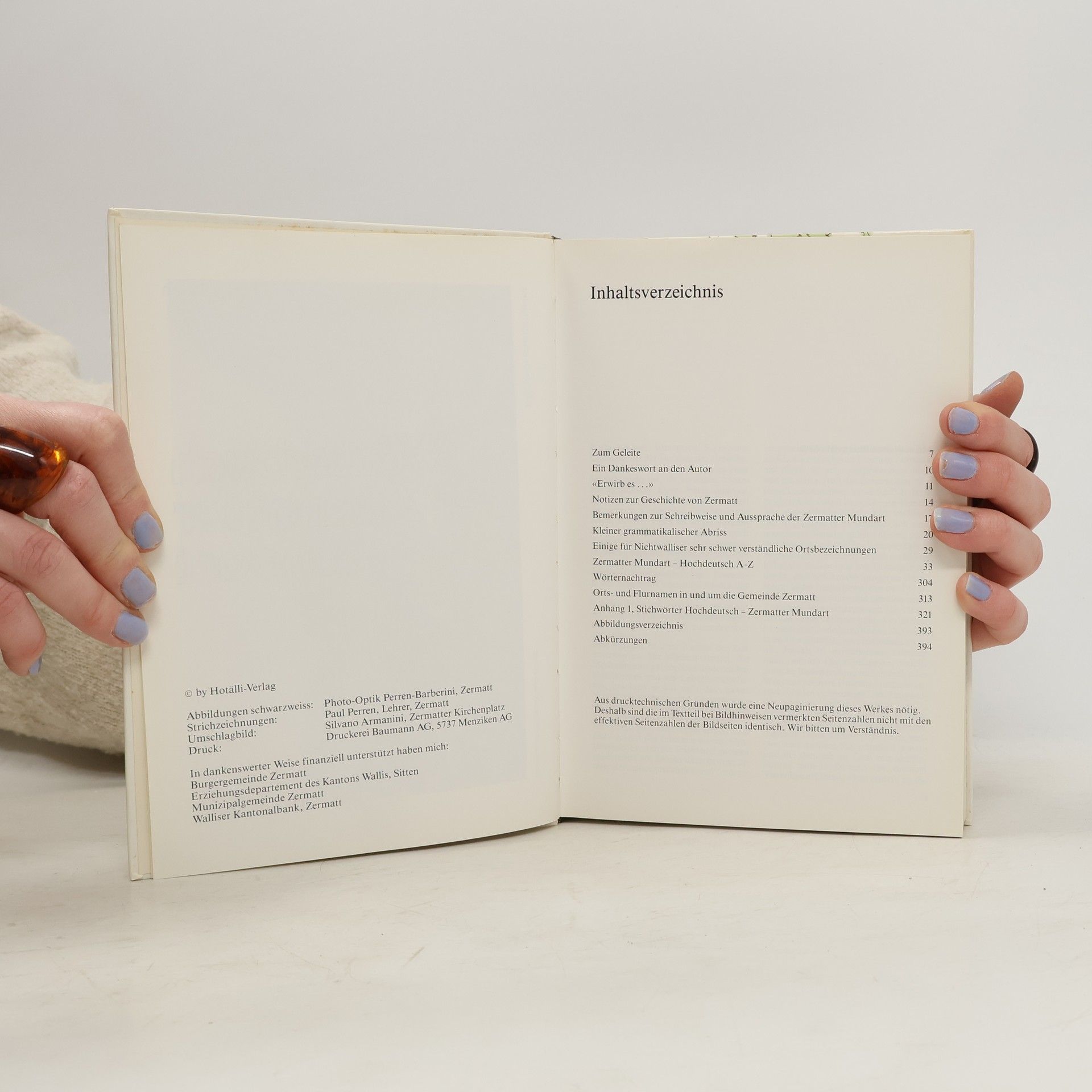 Georg Julen Wörterbuch der Zermatter Mundart