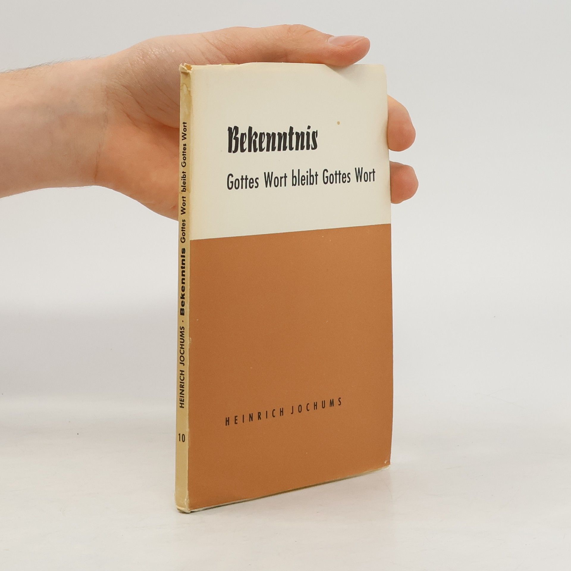 Heinrich Jochums Bekenntnis